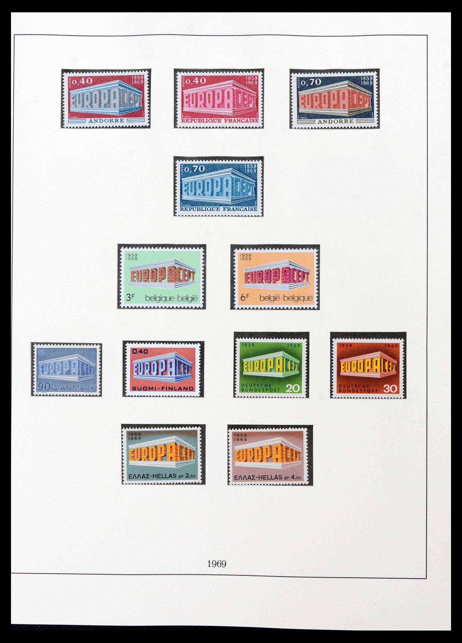 39336 0004 - Stamp collection 39336 Europe CEPT 1968-2006.