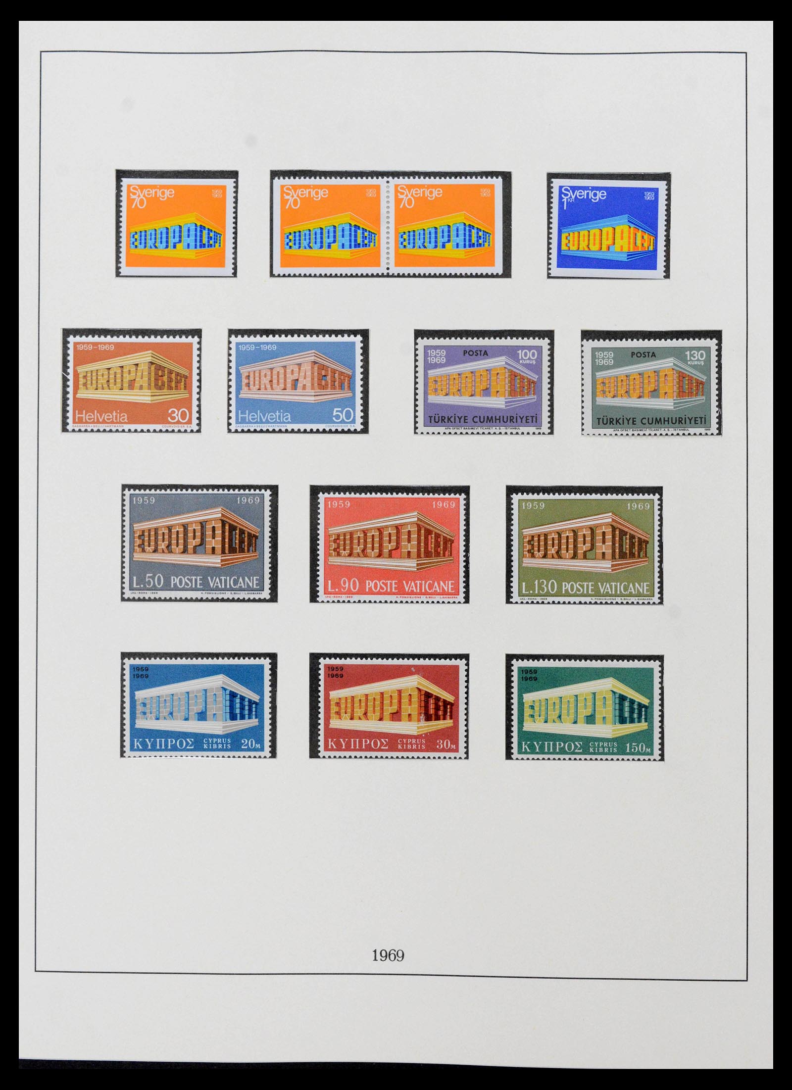 39336 0007 - Stamp collection 39336 Europe CEPT 1968-2006.