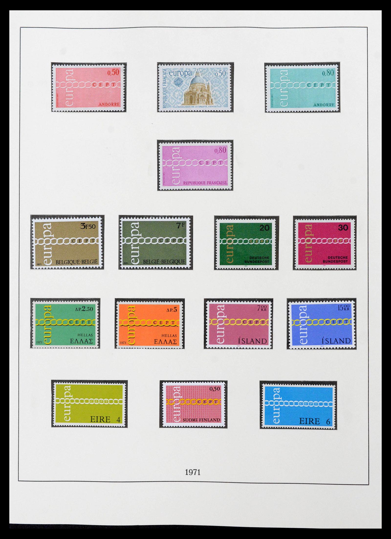 39336 0011 - Stamp collection 39336 Europe CEPT 1968-2006.