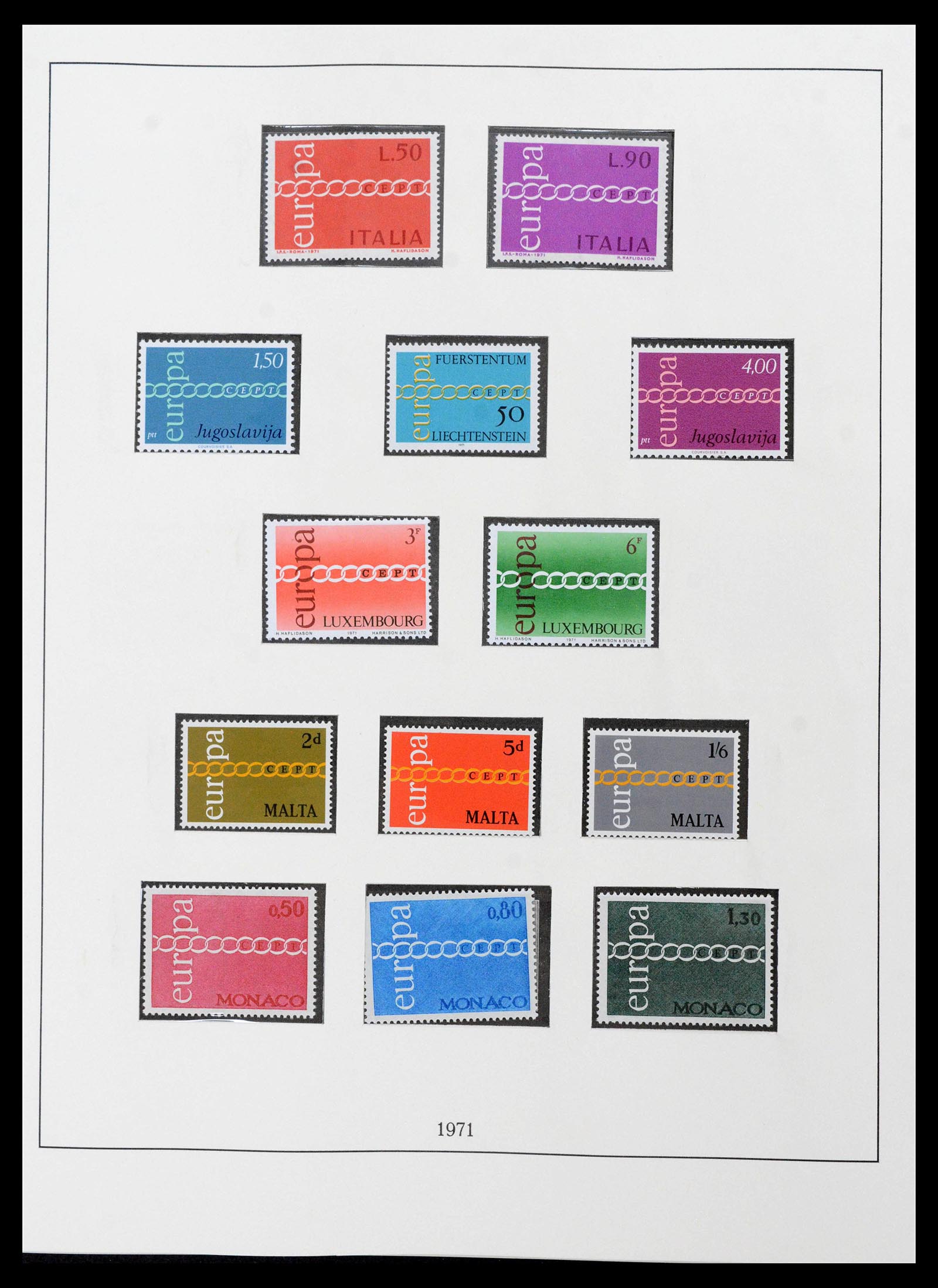 39336 0012 - Stamp collection 39336 Europe CEPT 1968-2006.