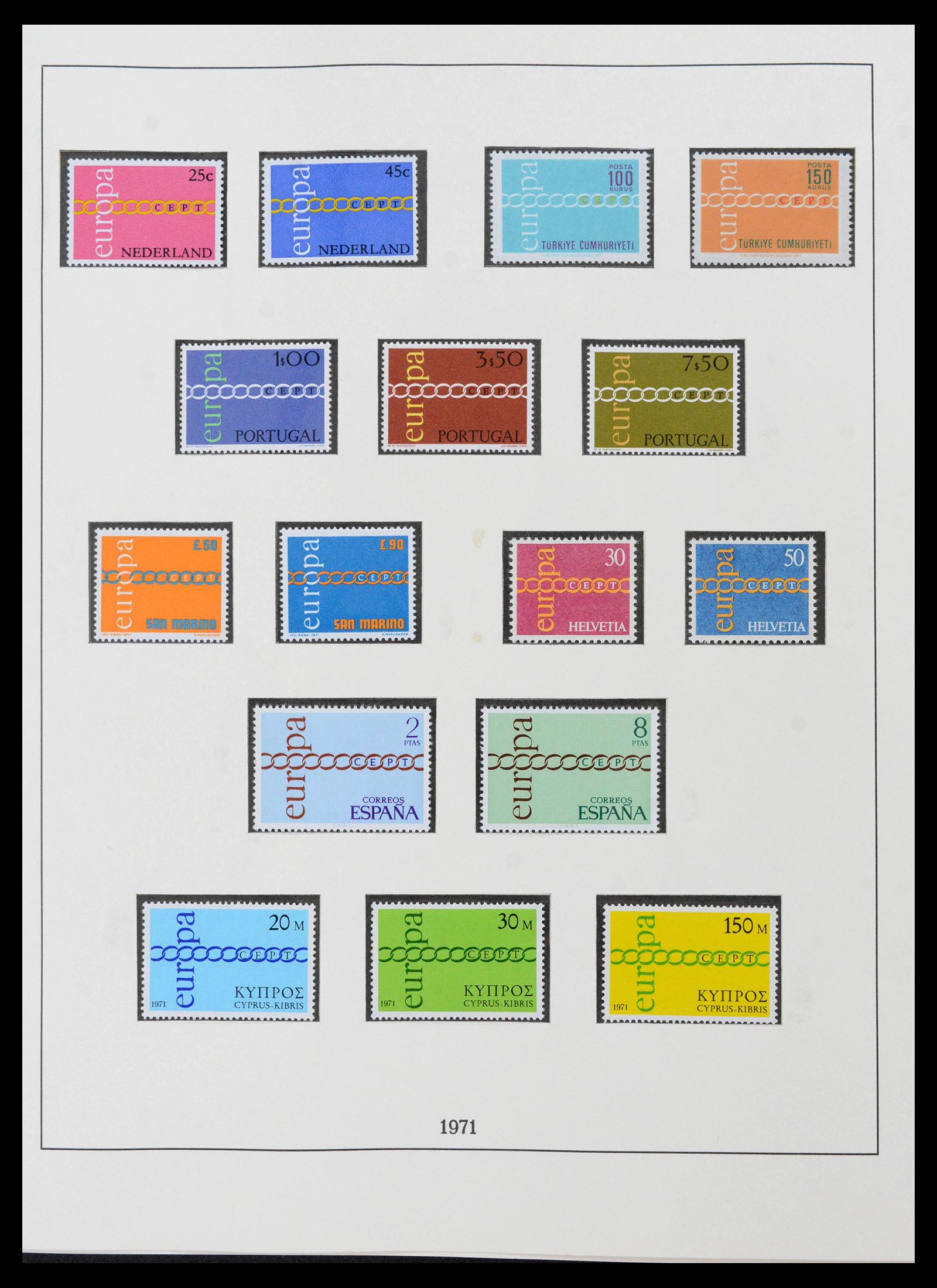 39336 0013 - Stamp collection 39336 Europe CEPT 1968-2006.