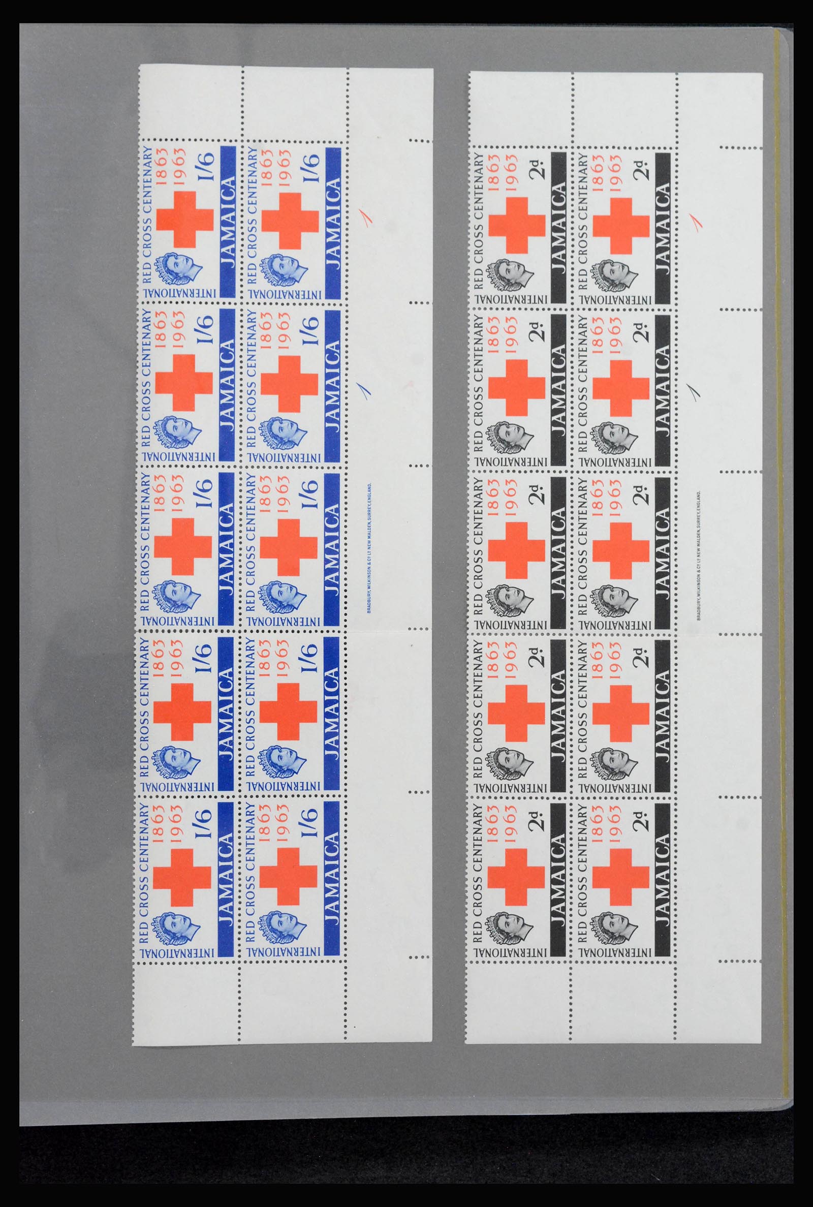 39337 0014 - Stamp collection 39337 Jamaica covers 1810(!)-1980.