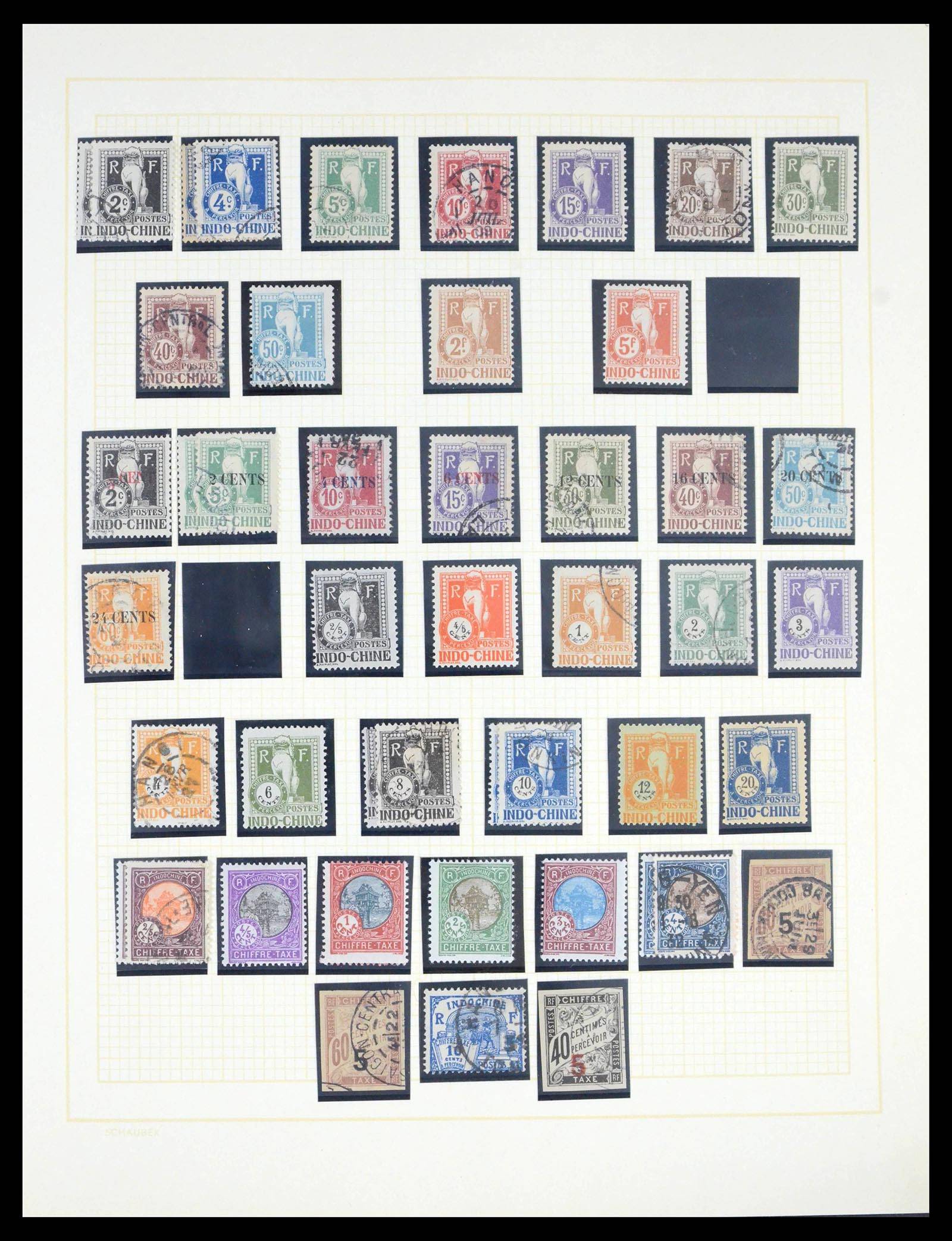 39340 0401 - Stamp collection 39340 French colonies 1880-1960.