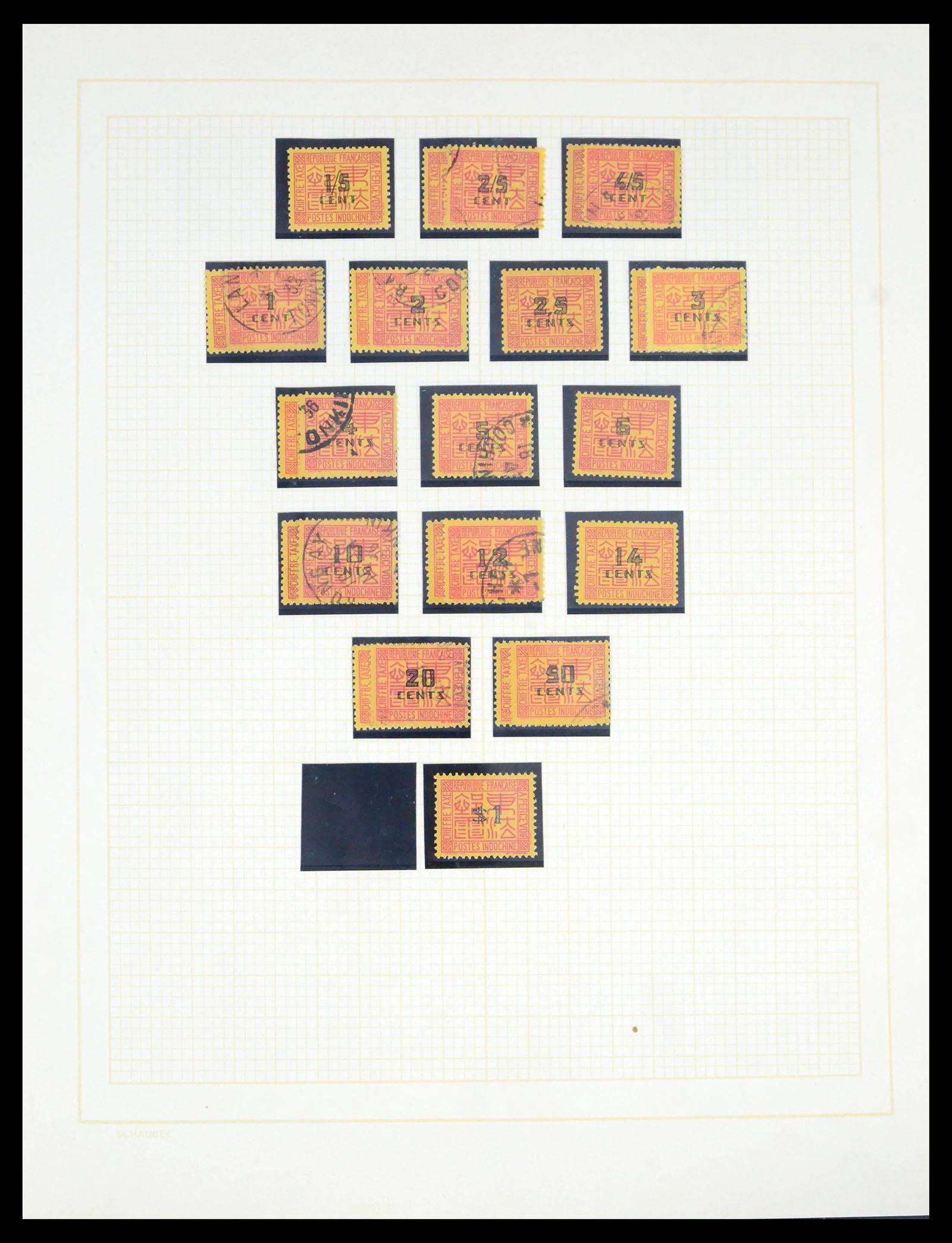 39340 0402 - Stamp collection 39340 French colonies 1880-1960.