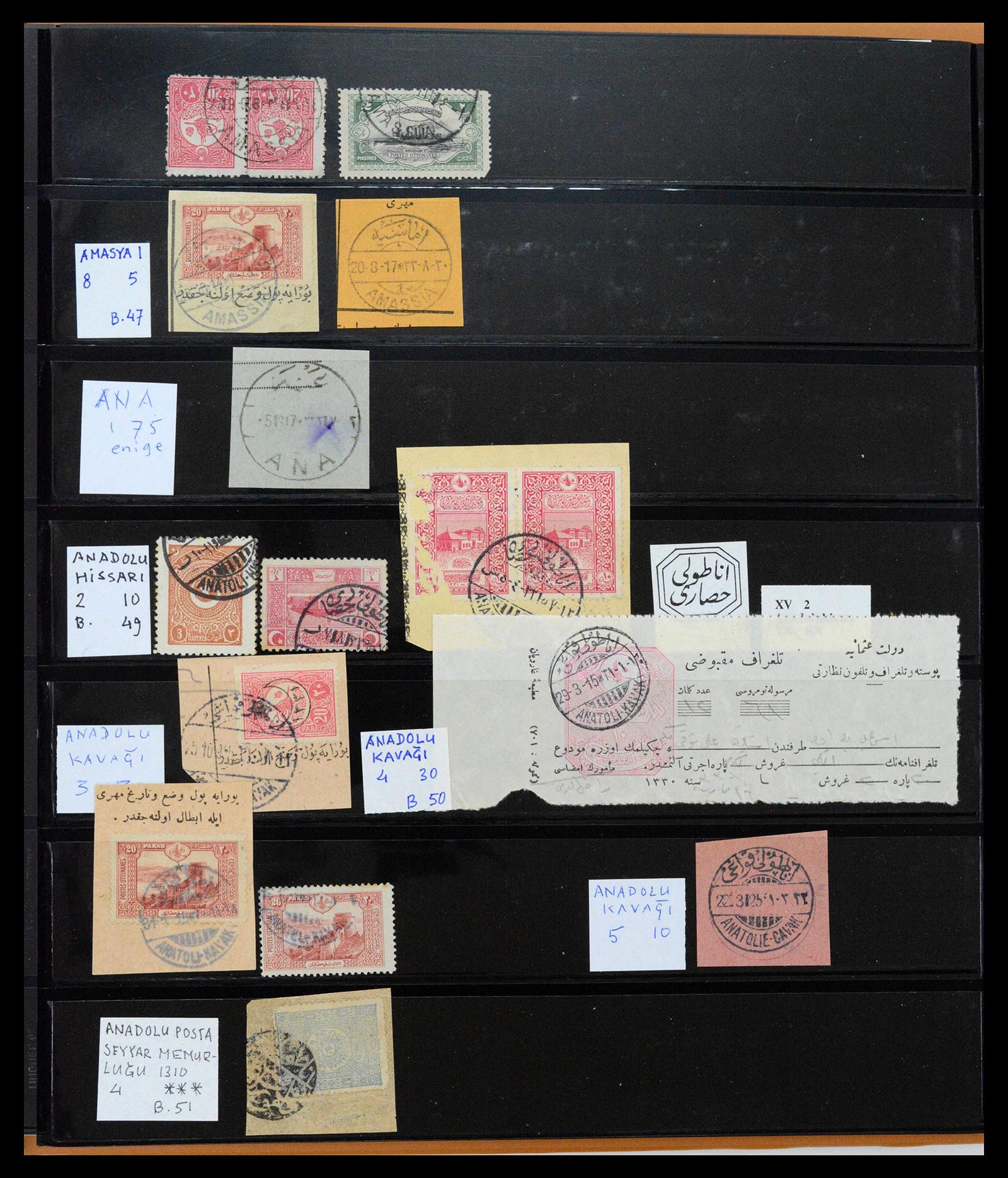 39345 0023 - Postzegelverzameling 39345 Turkije supercollectie stempels 1865-1930.