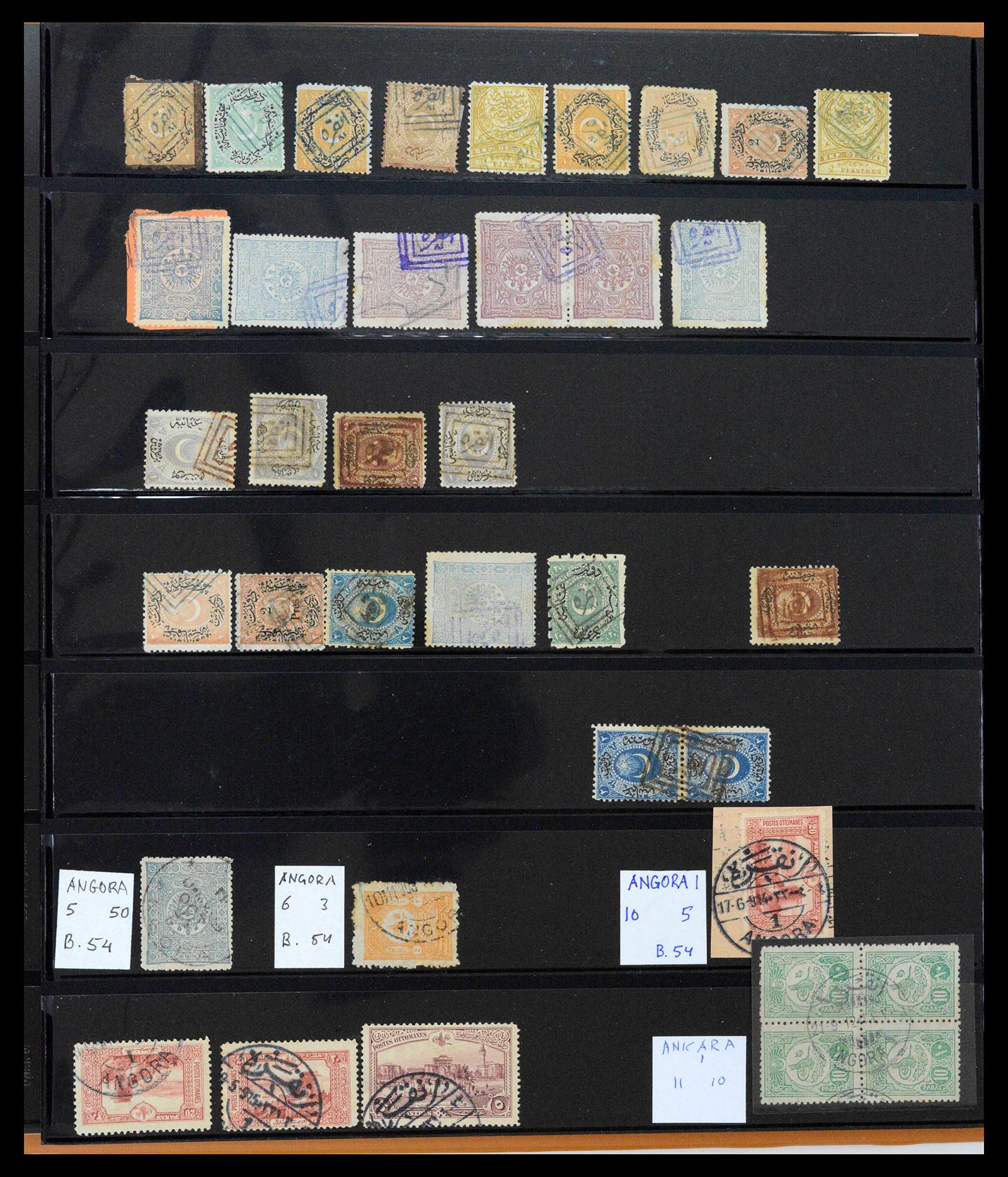 39345 0025 - Postzegelverzameling 39345 Turkije supercollectie stempels 1865-1930.