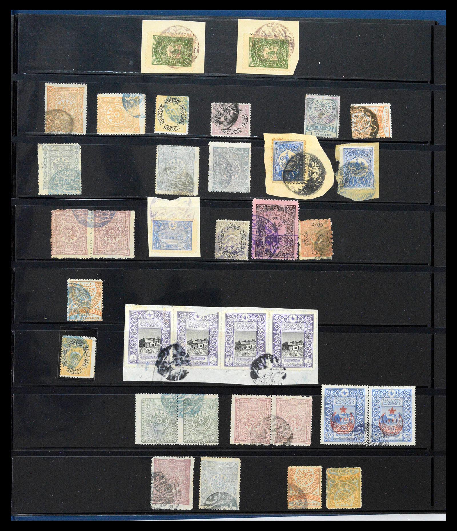 39345 0424 - Postzegelverzameling 39345 Turkije supercollectie stempels 1865-1930.