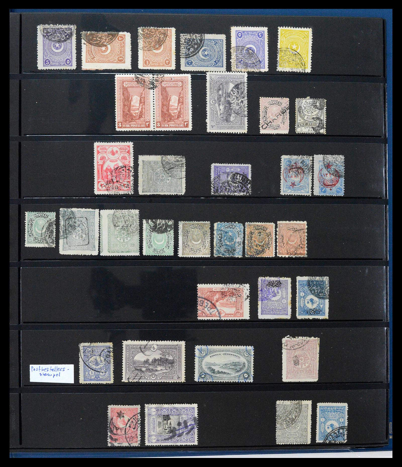 39345 0425 - Postzegelverzameling 39345 Turkije supercollectie stempels 1865-1930.