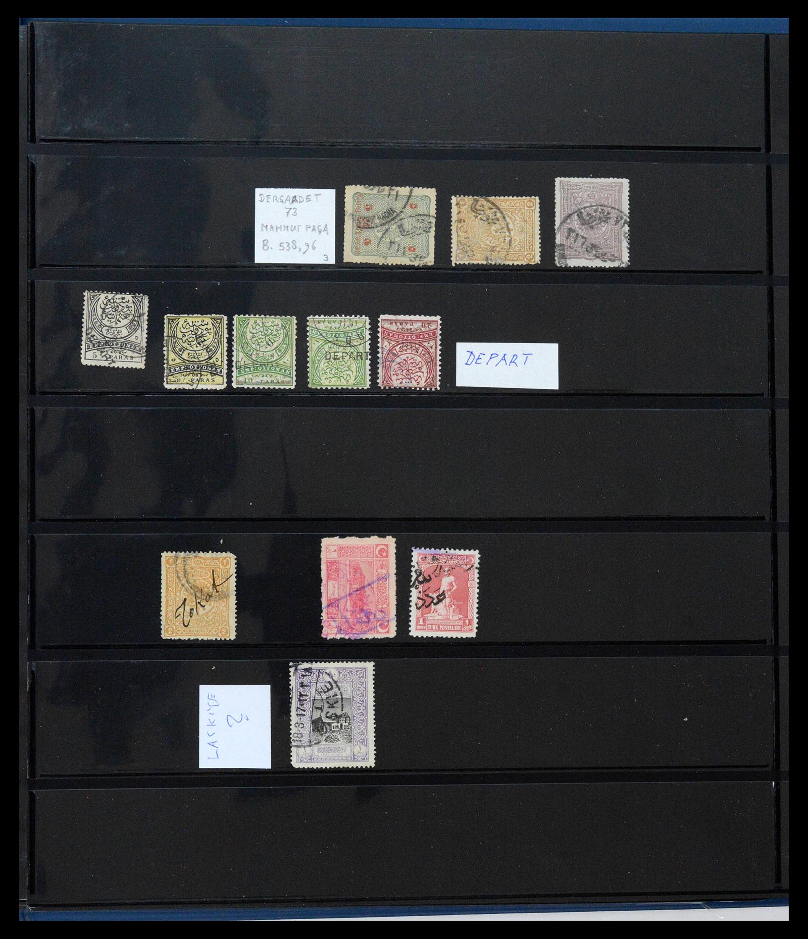 39345 0426 - Postzegelverzameling 39345 Turkije supercollectie stempels 1865-1930.