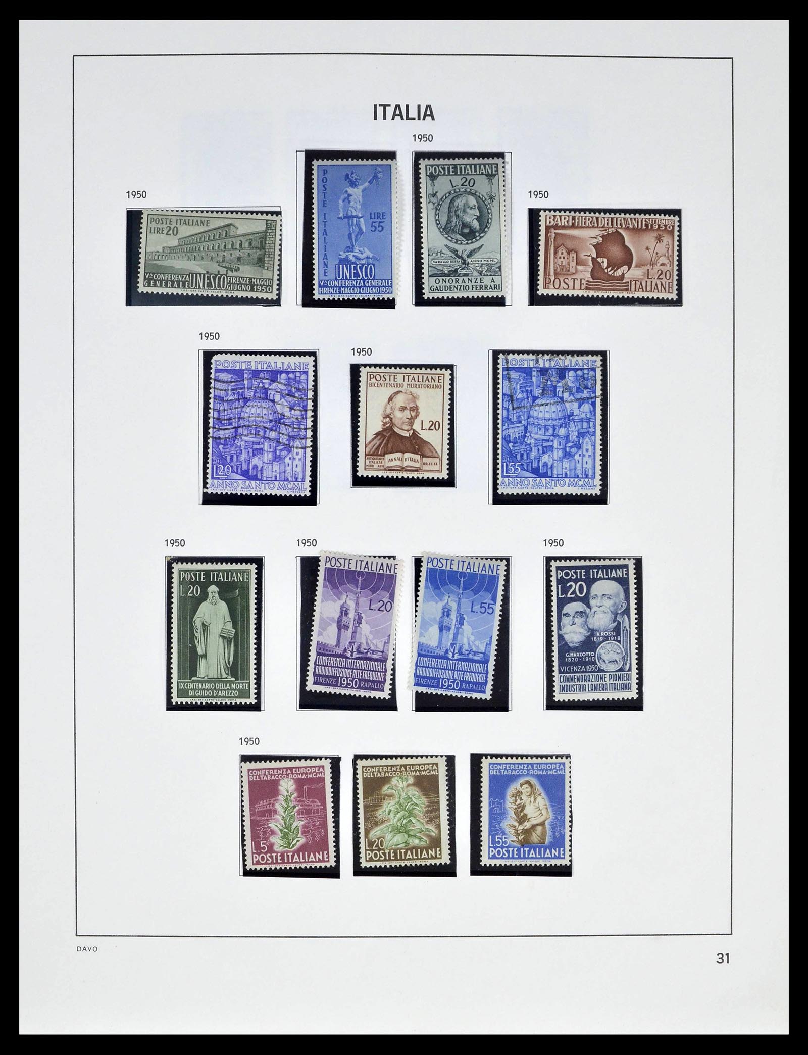 39346 0018 - Postzegelverzameling 39346 Italië en koloniën 1923-1941.