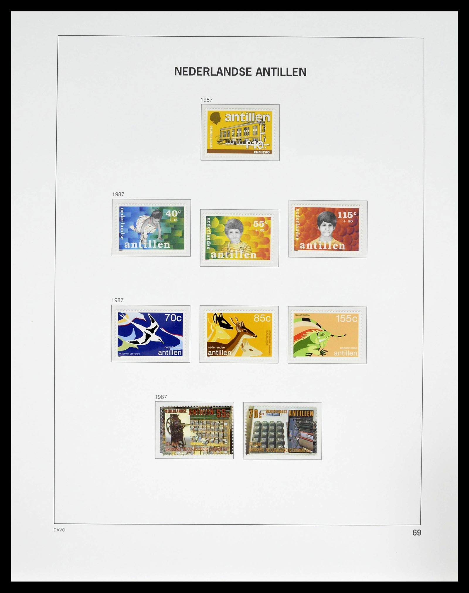 39360 0075 - Stamp collection 39360 Curaçao/Antilles complete 1873-2013.