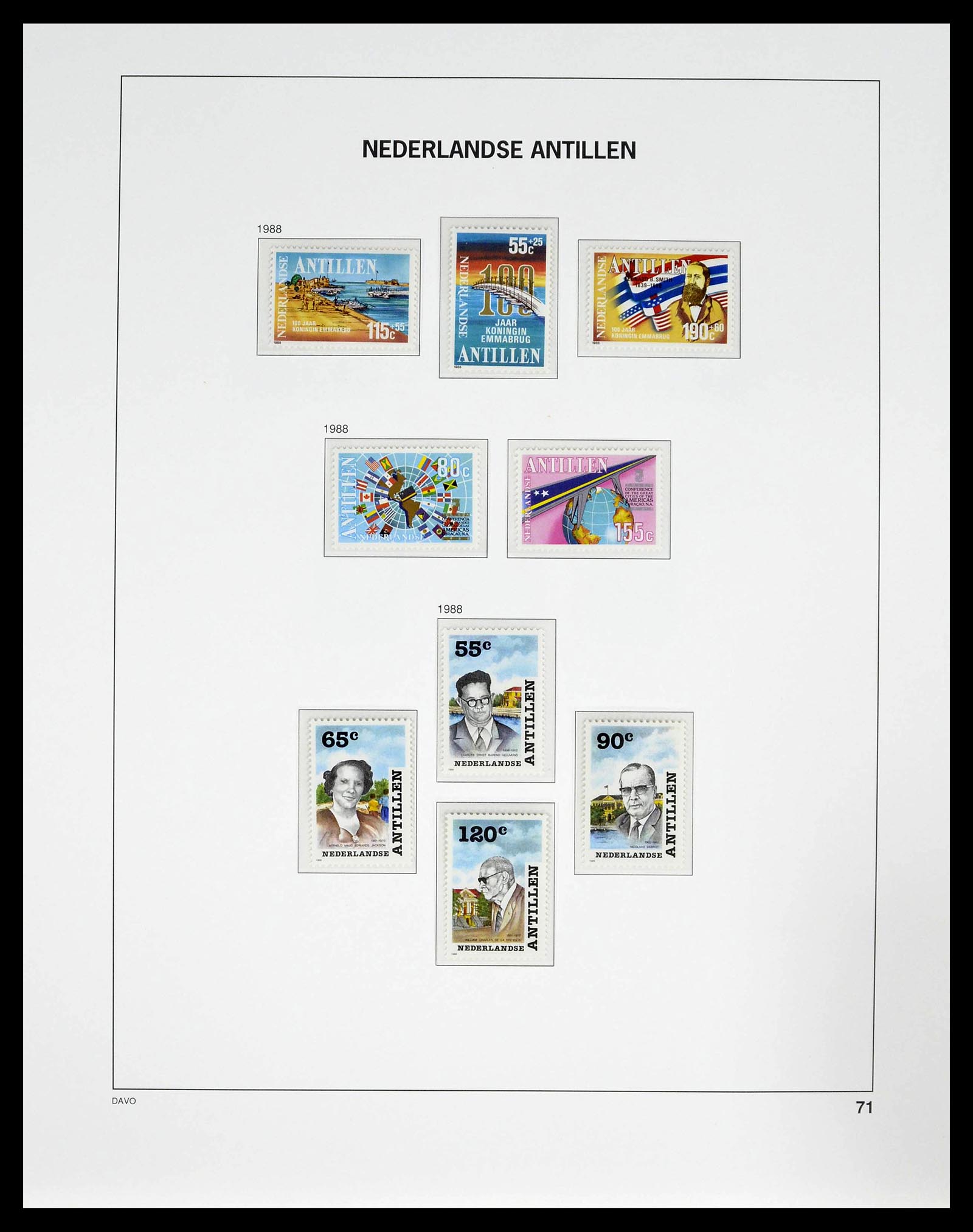 39360 0077 - Stamp collection 39360 Curaçao/Antilles complete 1873-2013.