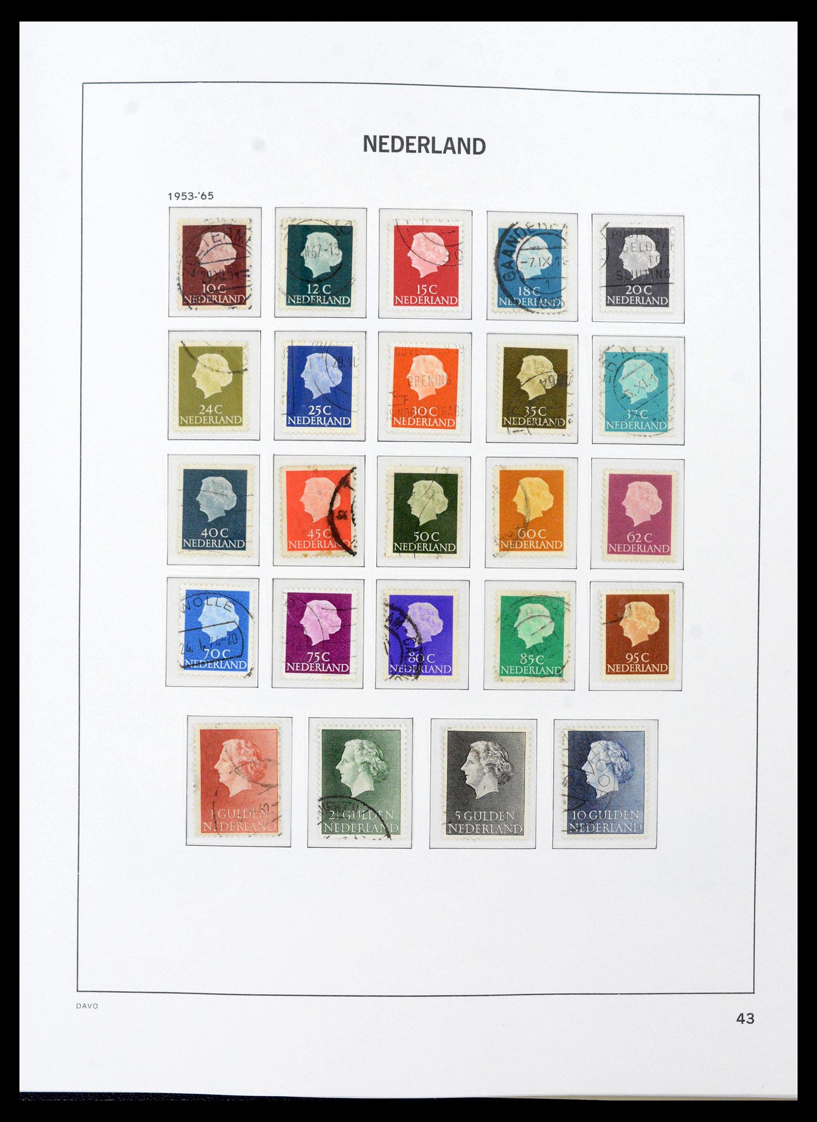 39365 0042 - Postzegelverzameling 39365 Nederland compleet 1852-2021!!