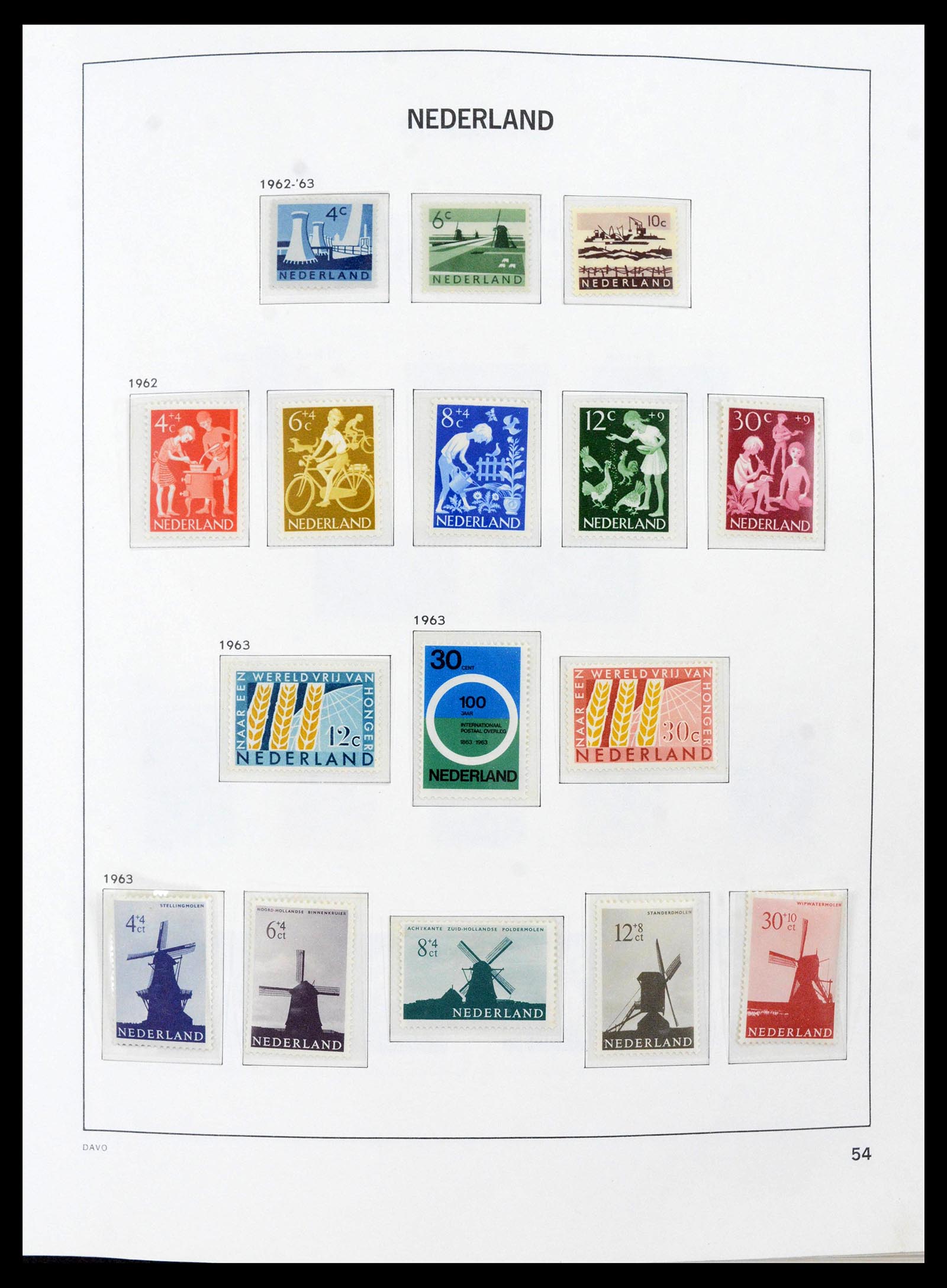 39365 0073 - Postzegelverzameling 39365 Nederland compleet 1852-2021!!
