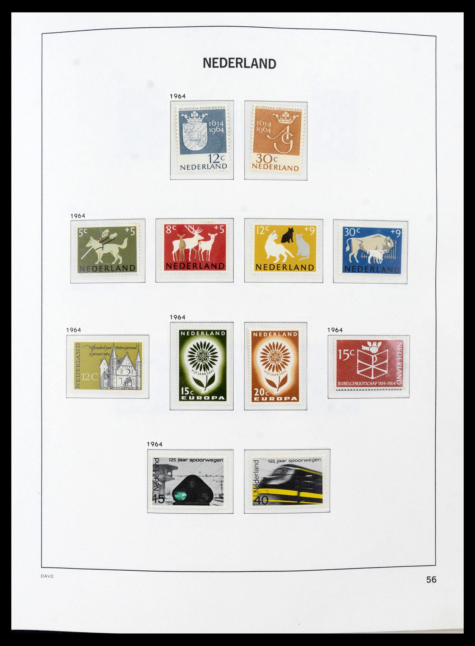 39365 0075 - Postzegelverzameling 39365 Nederland compleet 1852-2021!!