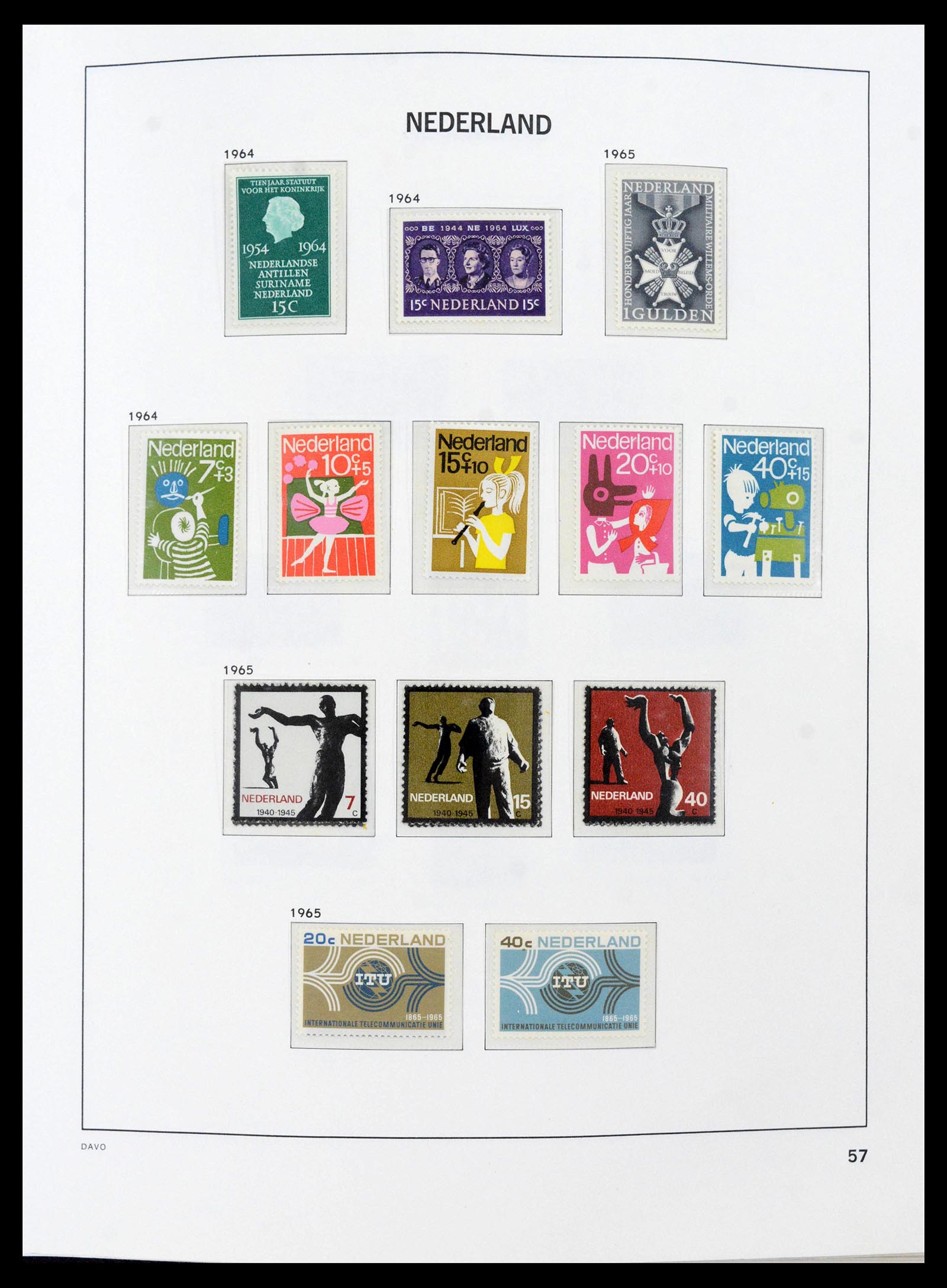 39365 0076 - Postzegelverzameling 39365 Nederland compleet 1852-2021!!