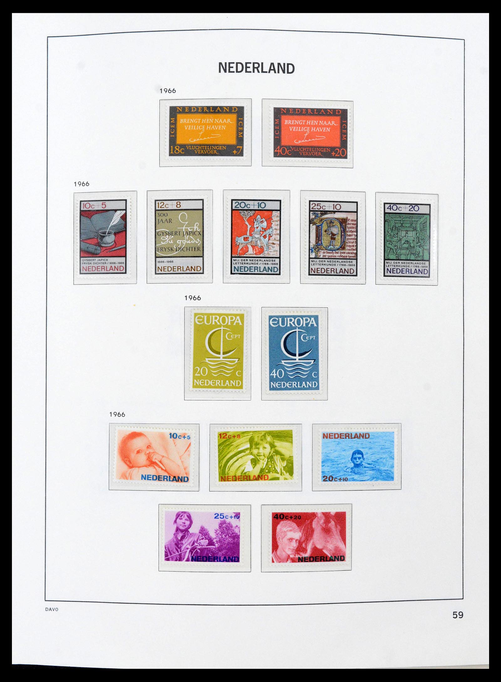 39365 0078 - Postzegelverzameling 39365 Nederland compleet 1852-2021!!