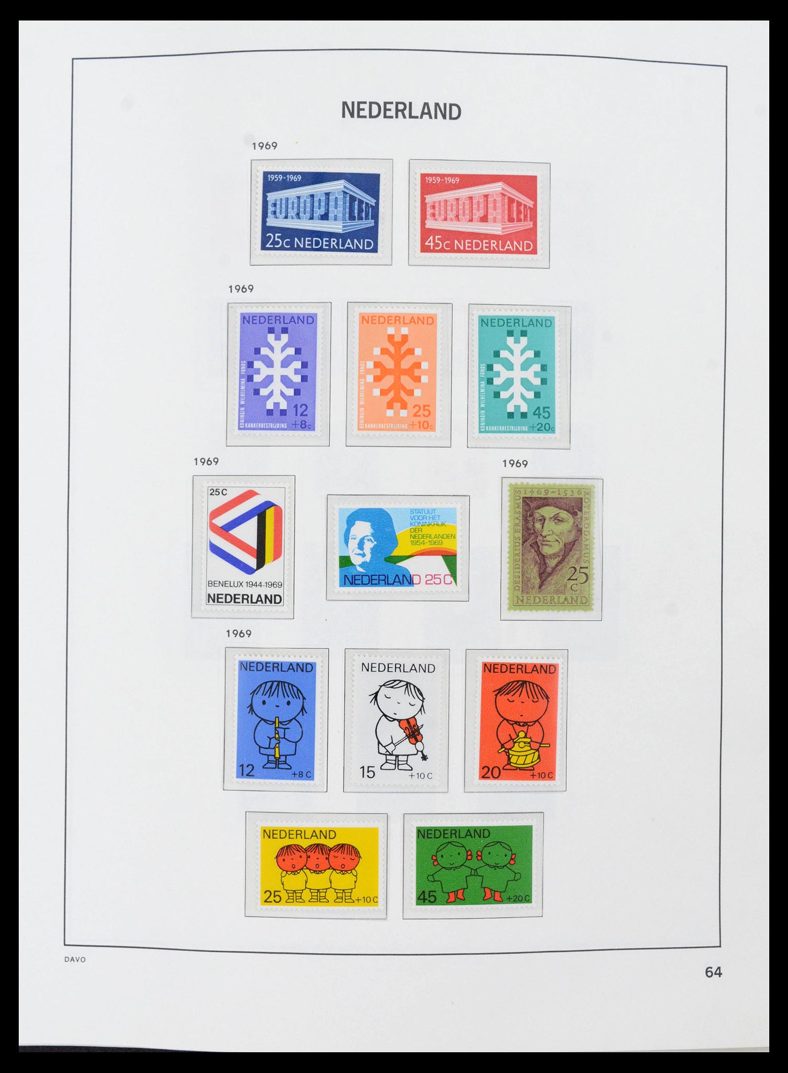 39365 0083 - Postzegelverzameling 39365 Nederland compleet 1852-2021!!