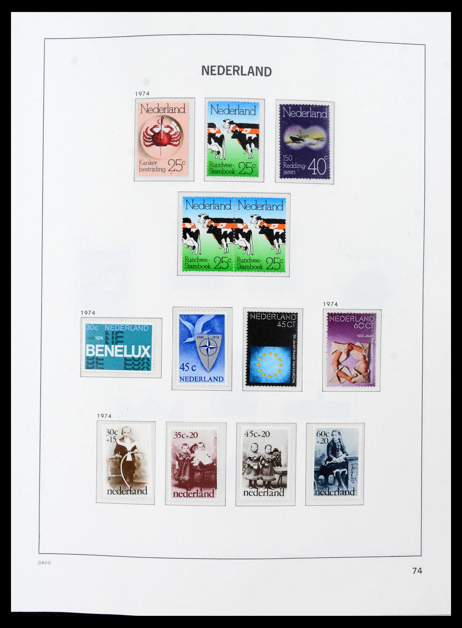 39365 0094 - Postzegelverzameling 39365 Nederland compleet 1852-2021!!