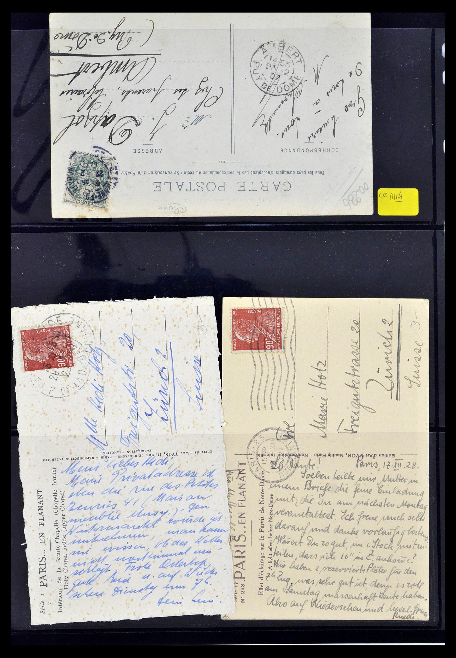 39367 0037 - Stamp collection 39367 France covers 1853-1960.