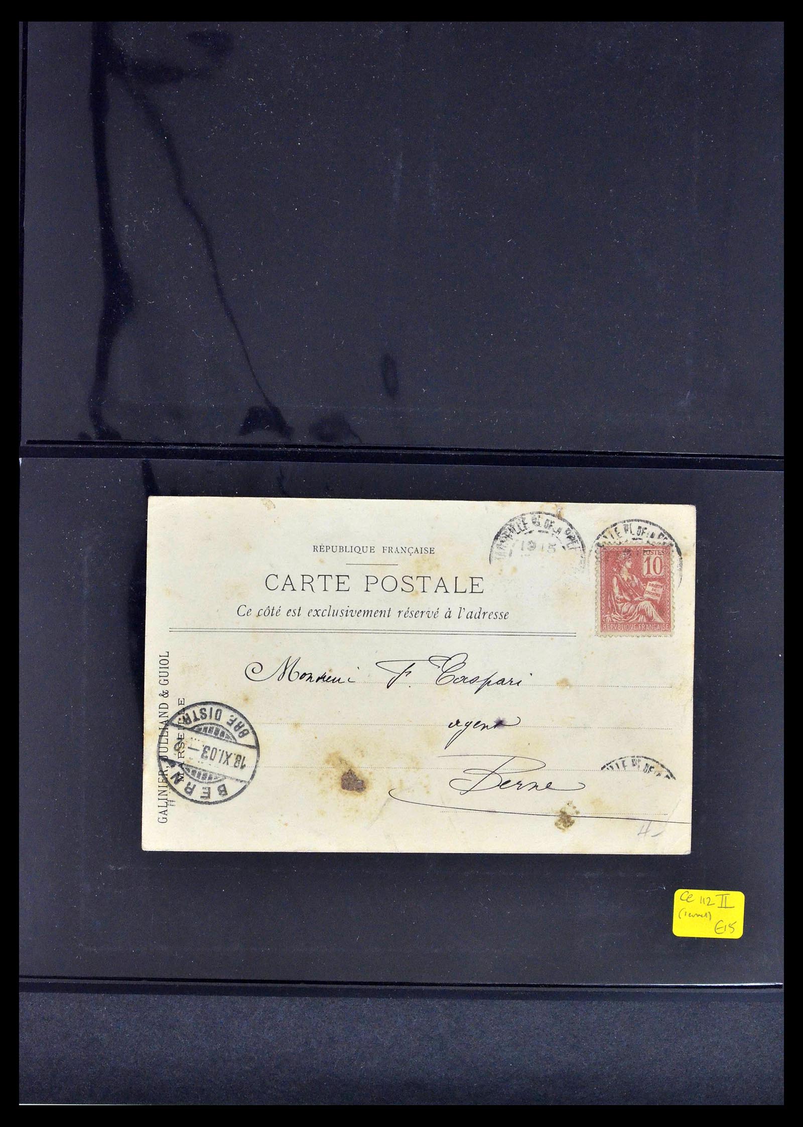 39367 0040 - Stamp collection 39367 France covers 1853-1960.