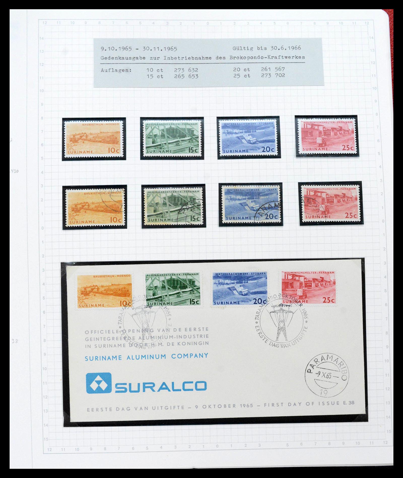 39373 0084 - Stamp collection 39373 Suriname 1873-1975.