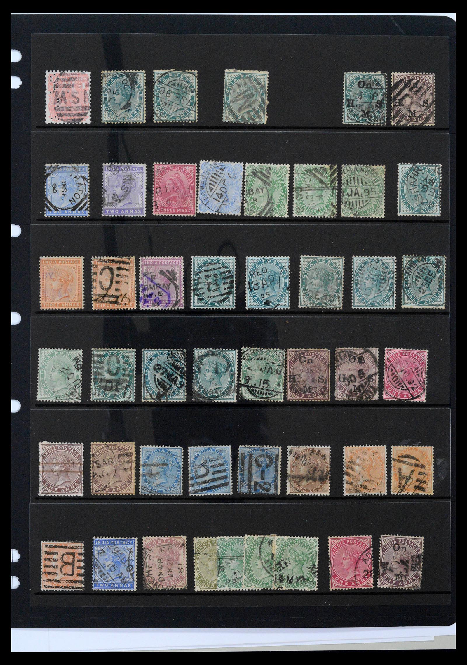 39379 0085 - Stamp collection 39379 India and States 1854-1968.