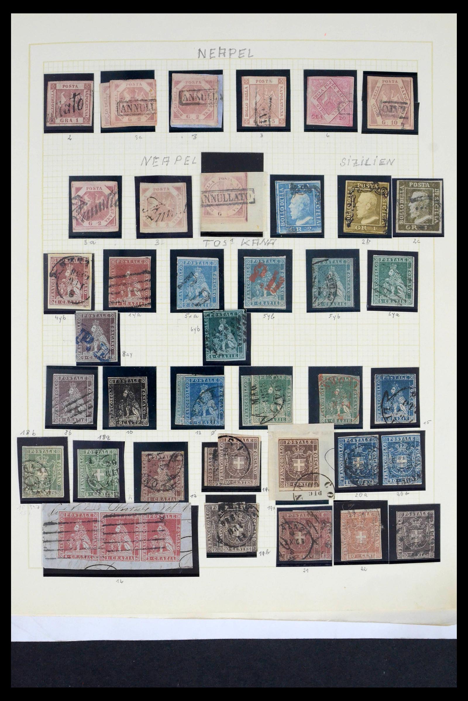 39380 0009 - Stamp collection 39380 Italy and territories 1852-1972.