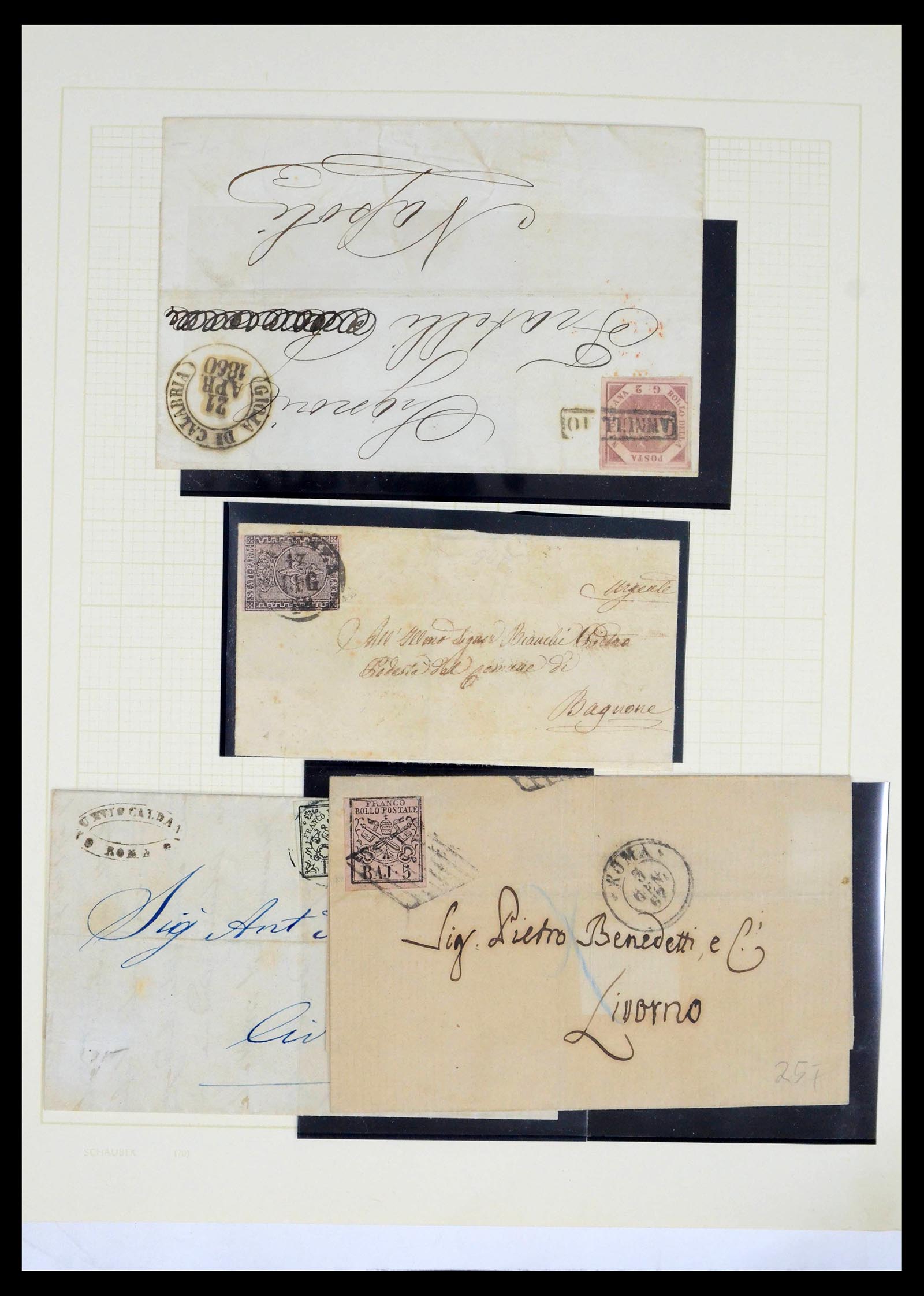 39380 0010 - Stamp collection 39380 Italy and territories 1852-1972.