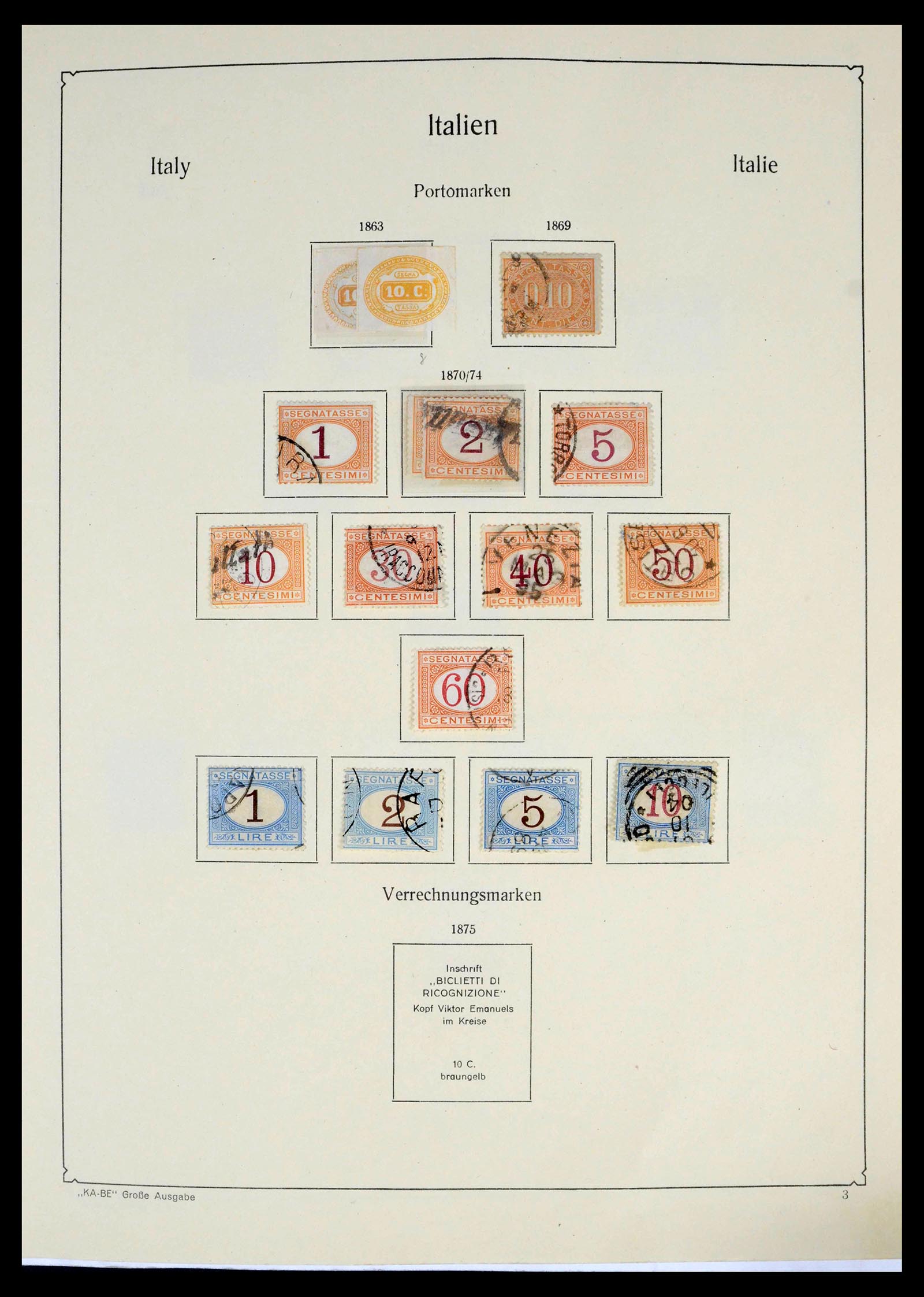 39380 0013 - Stamp collection 39380 Italy and territories 1852-1972.