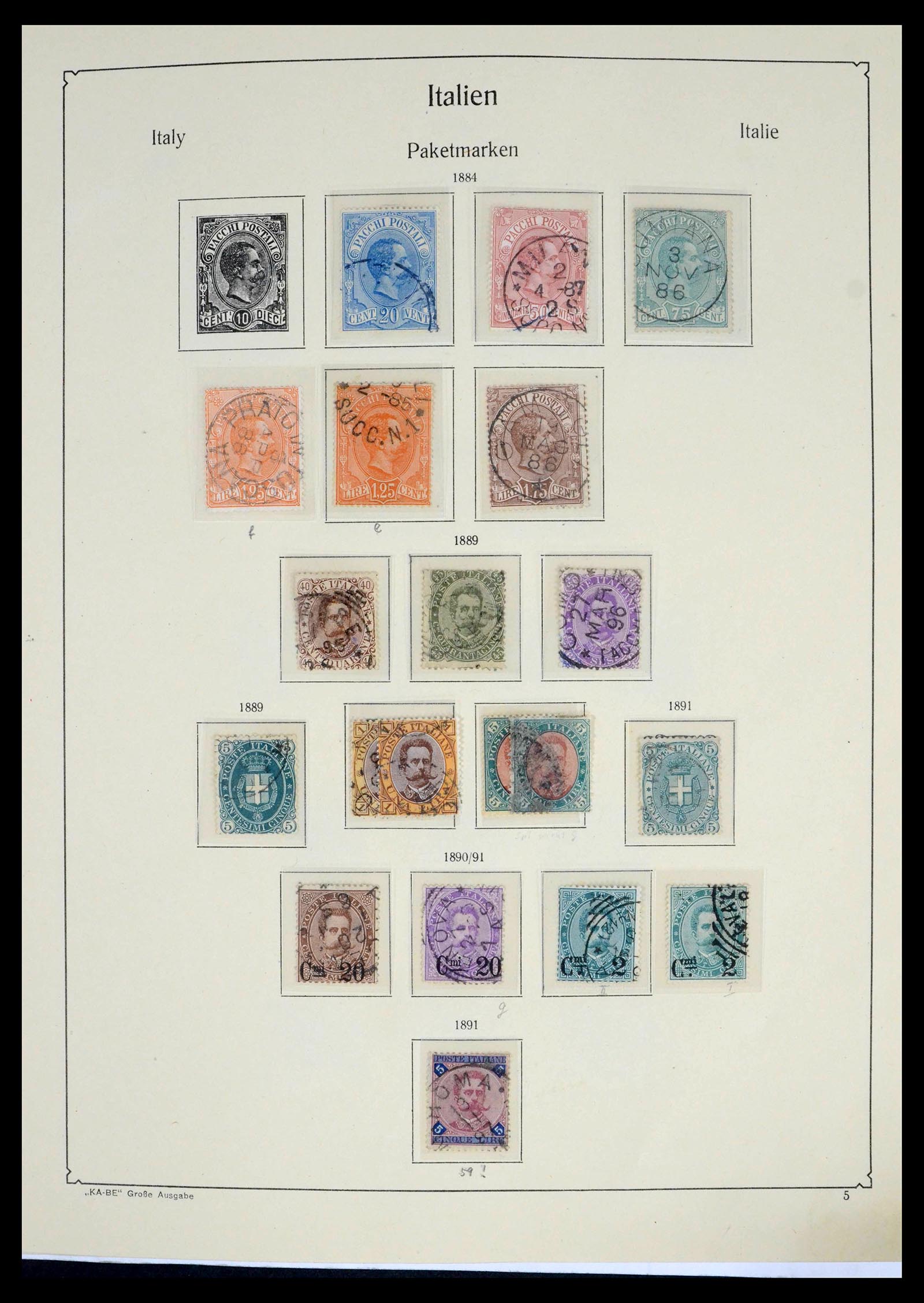 39380 0015 - Stamp collection 39380 Italy and territories 1852-1972.