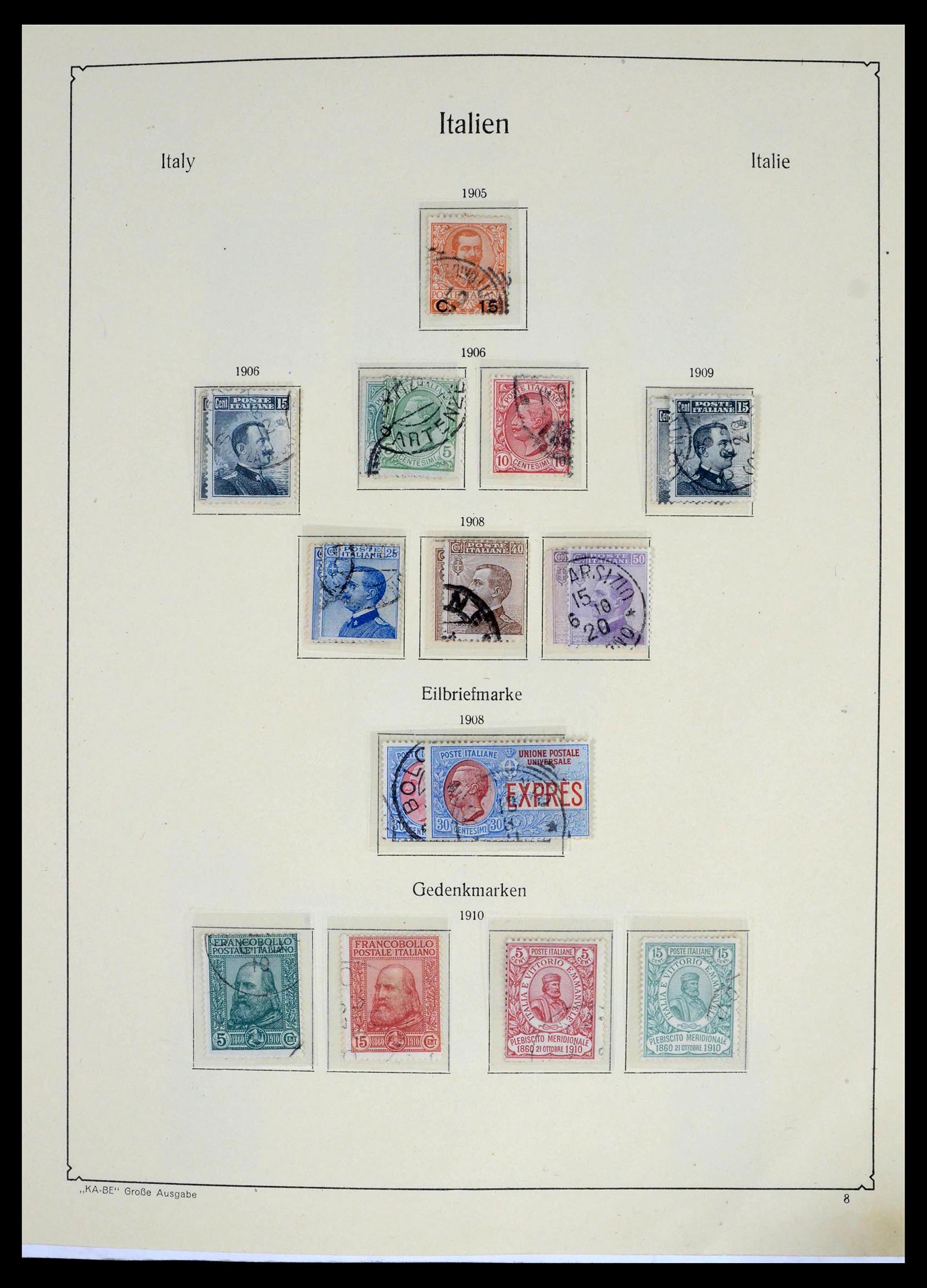 39380 0018 - Stamp collection 39380 Italy and territories 1852-1972.