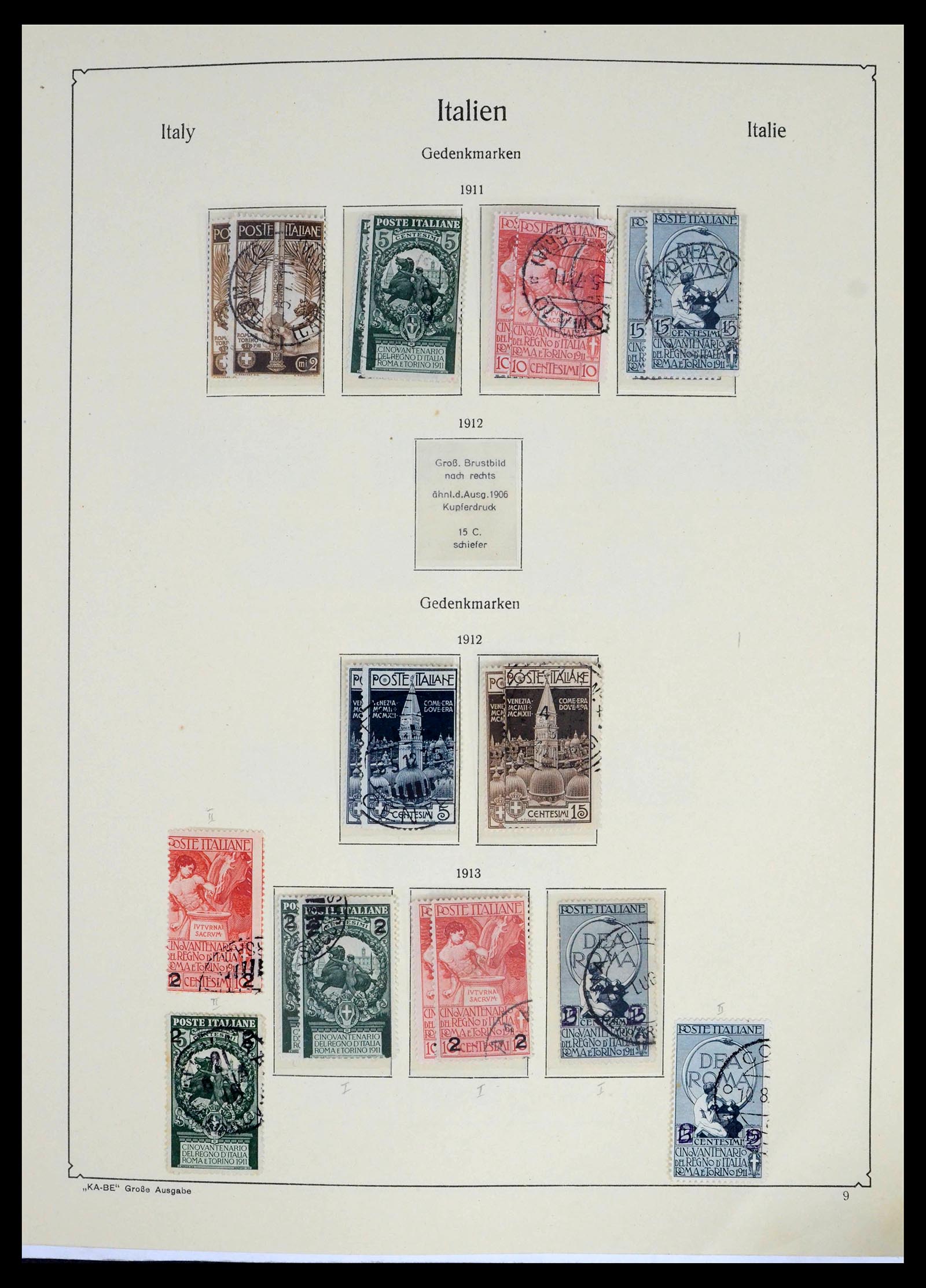 39380 0019 - Stamp collection 39380 Italy and territories 1852-1972.