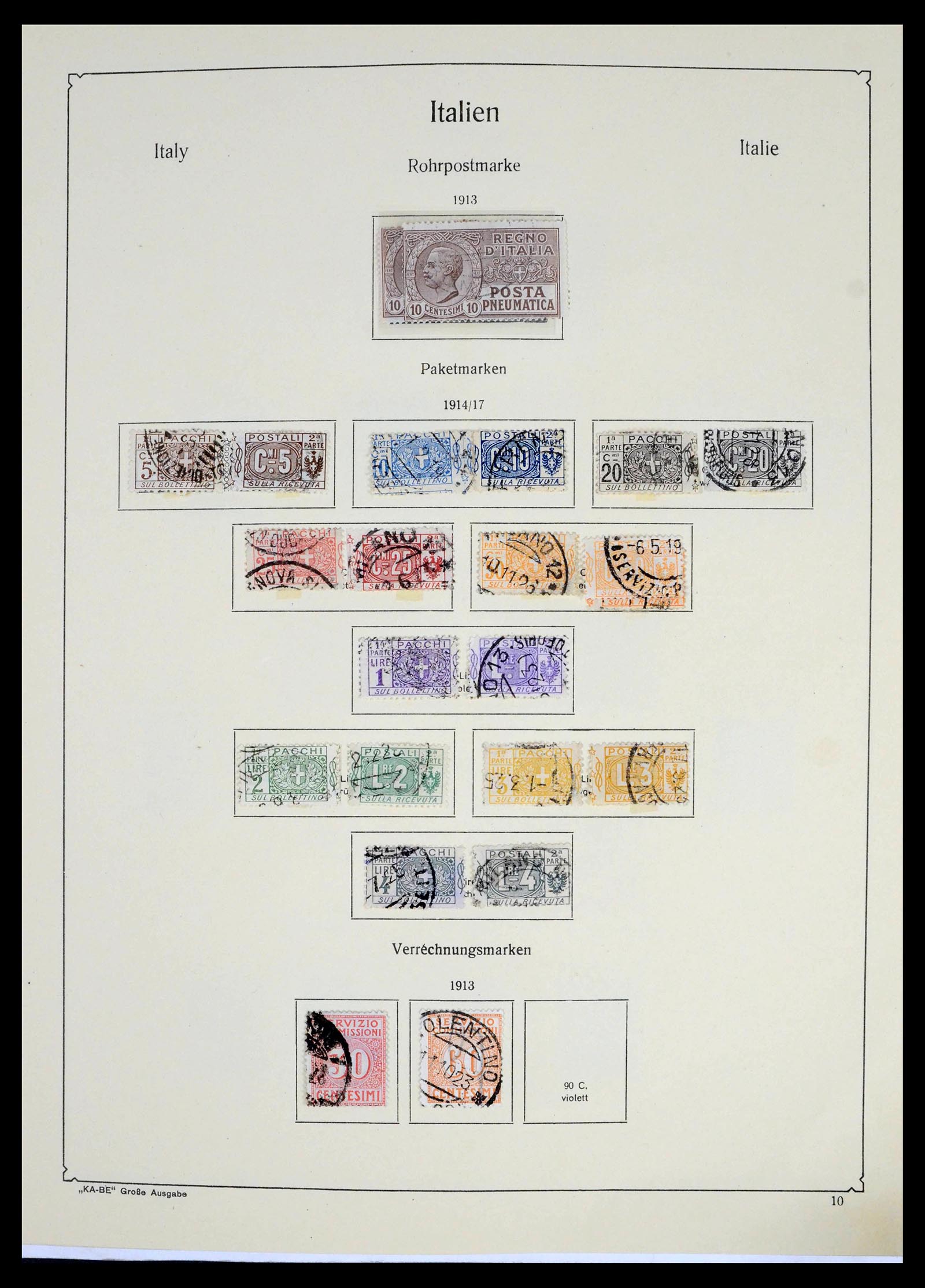 39380 0020 - Stamp collection 39380 Italy and territories 1852-1972.