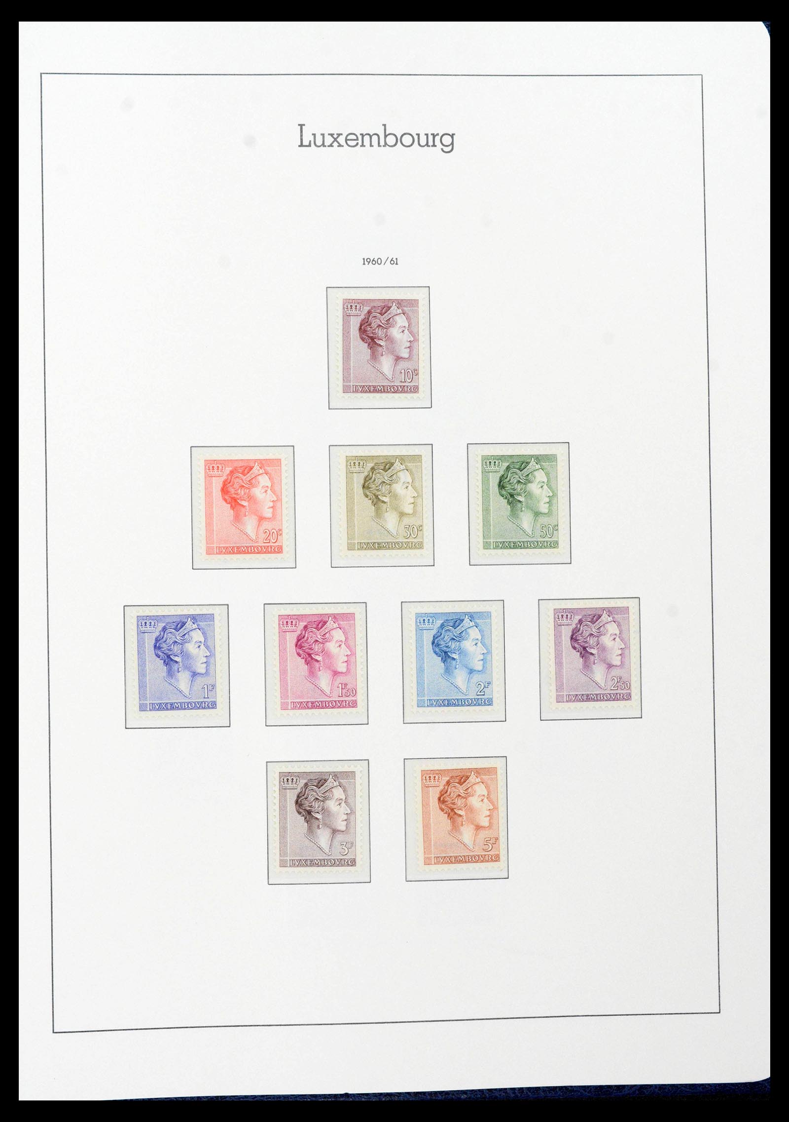 39383 0061 - Postzegelverzameling 39383 Luxemburg 1852-1990.