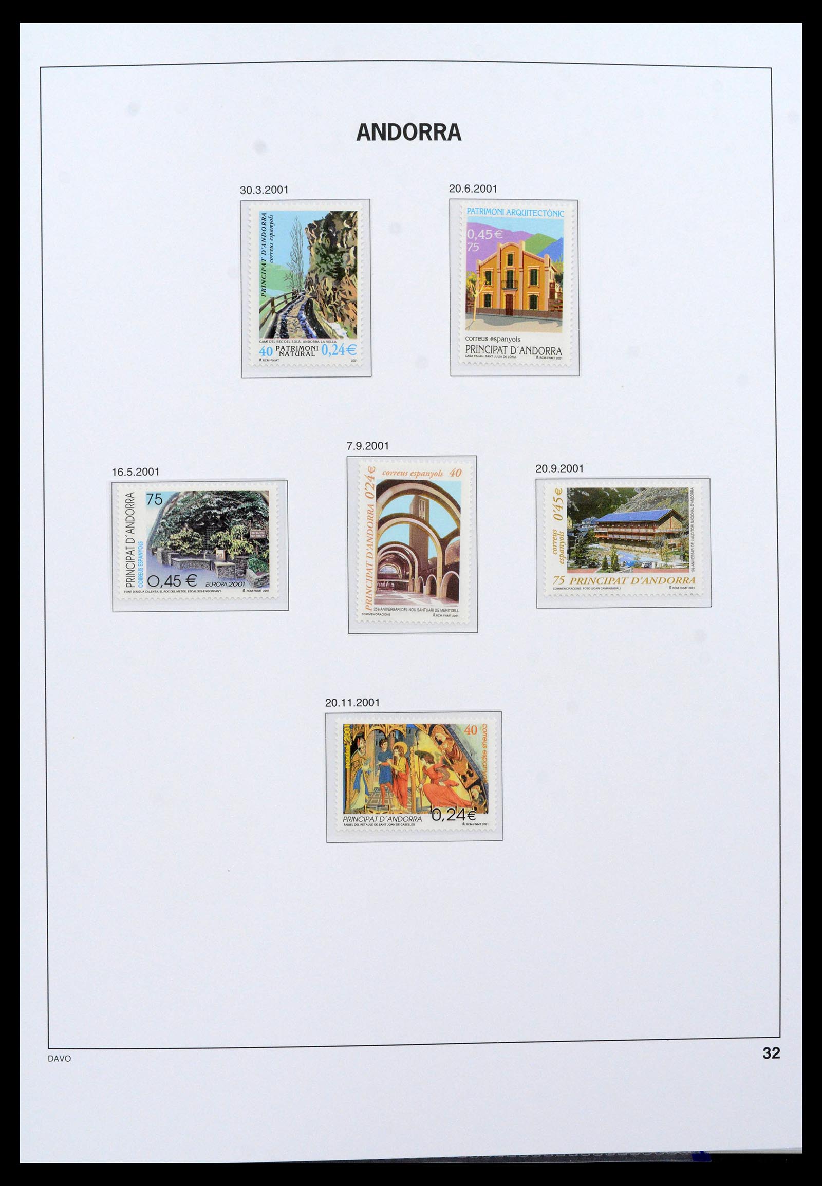 39388 0025 - Postzegelverzameling 39388 Spaans Andorra 1928-2019!