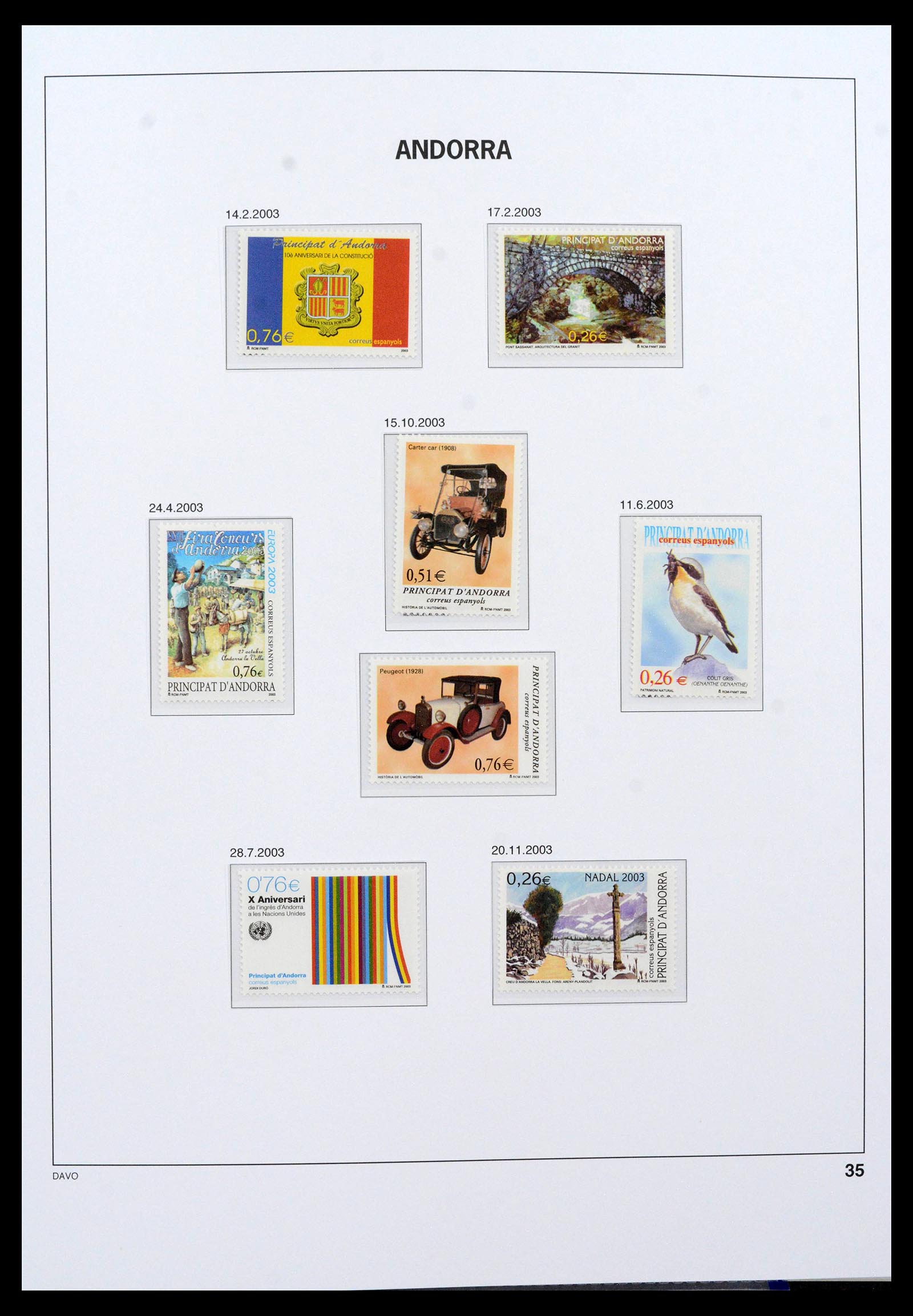 39388 0028 - Postzegelverzameling 39388 Spaans Andorra 1928-2019!