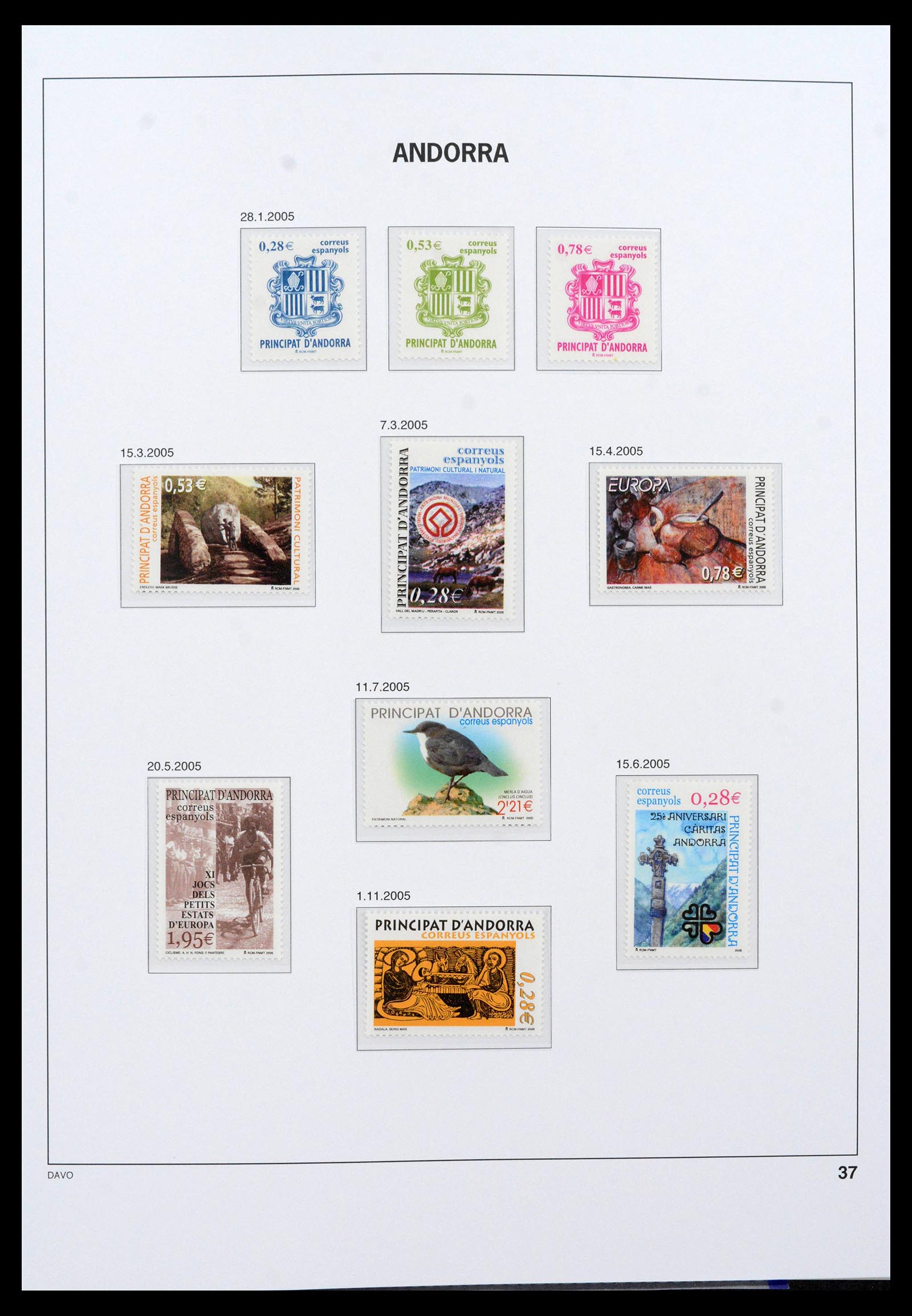 39388 0030 - Postzegelverzameling 39388 Spaans Andorra 1928-2019!