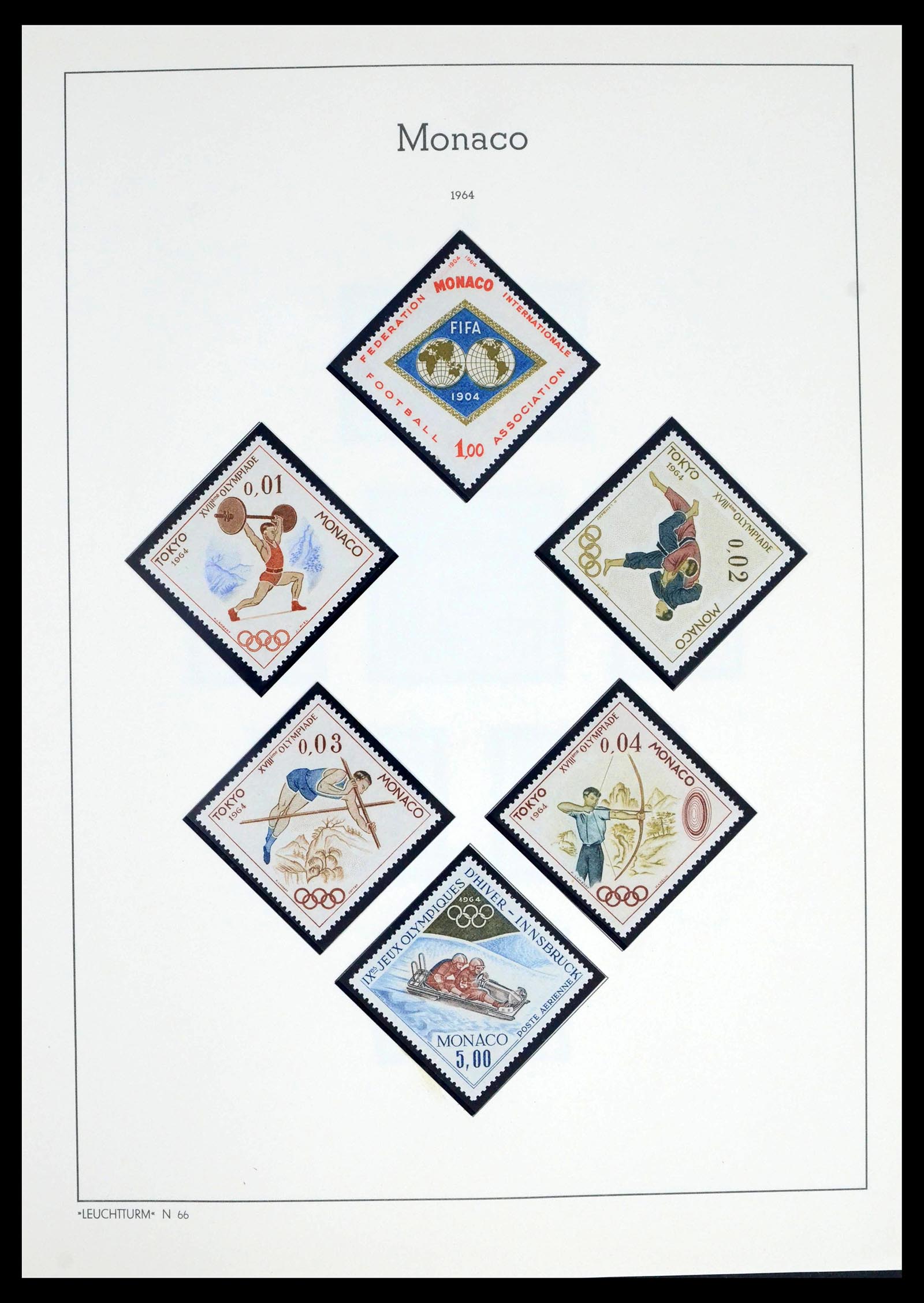 39392 0081 - Postzegelverzameling 39392 Monaco 1885-1999.