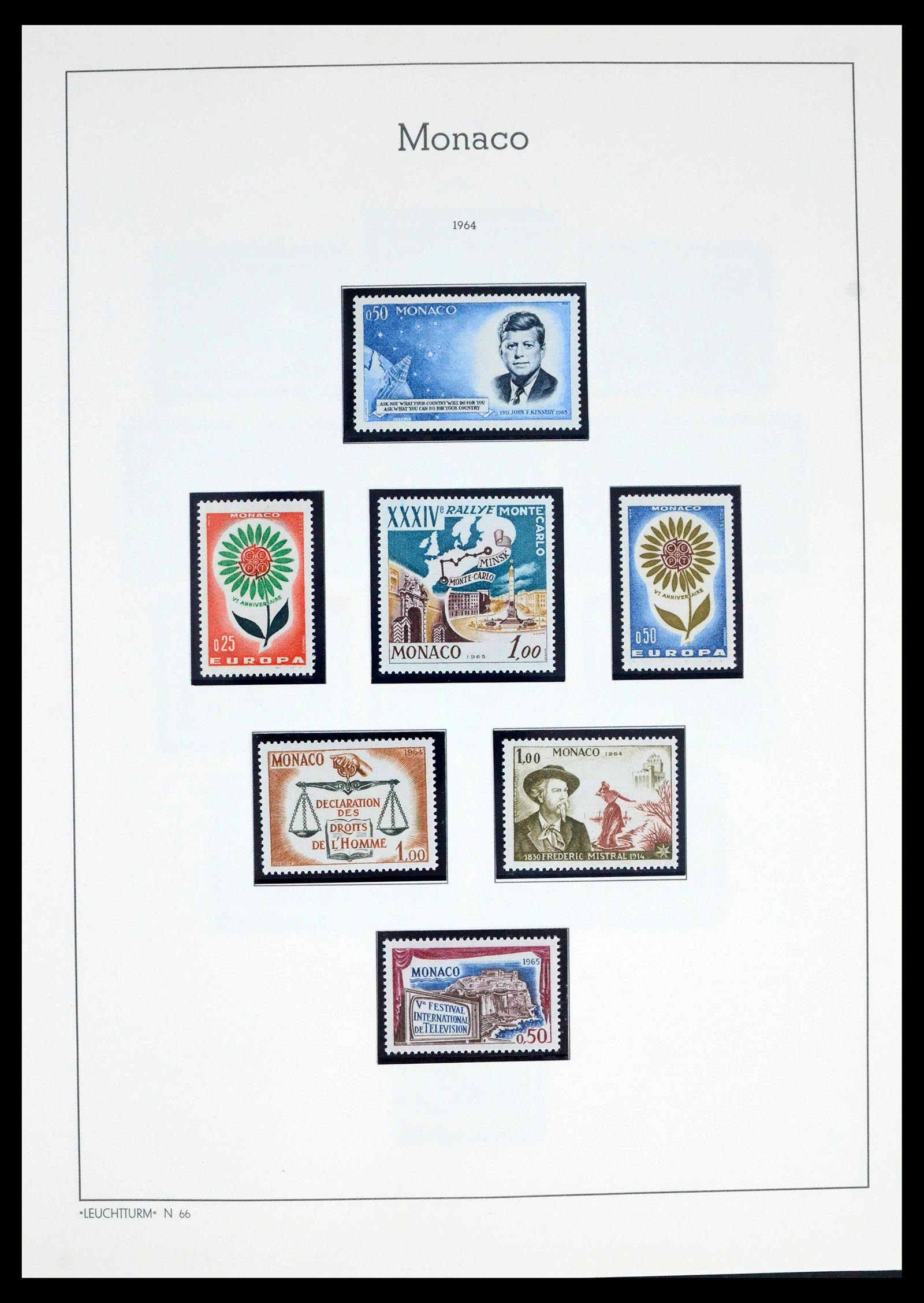 39392 0082 - Postzegelverzameling 39392 Monaco 1885-1999.