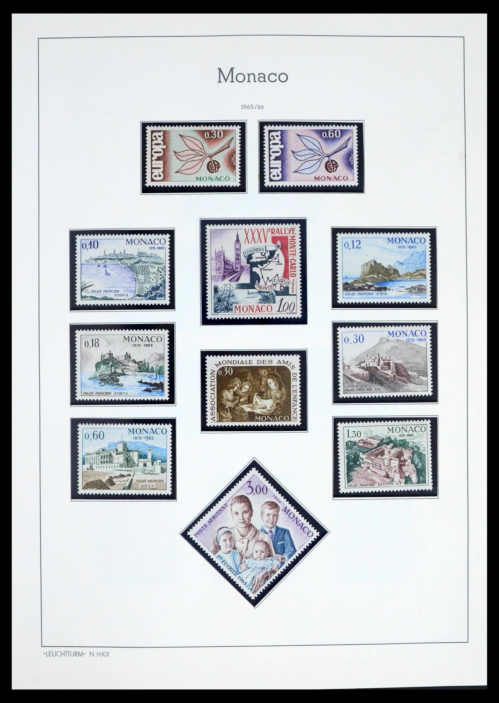 39392 0084 - Postzegelverzameling 39392 Monaco 1885-1999.