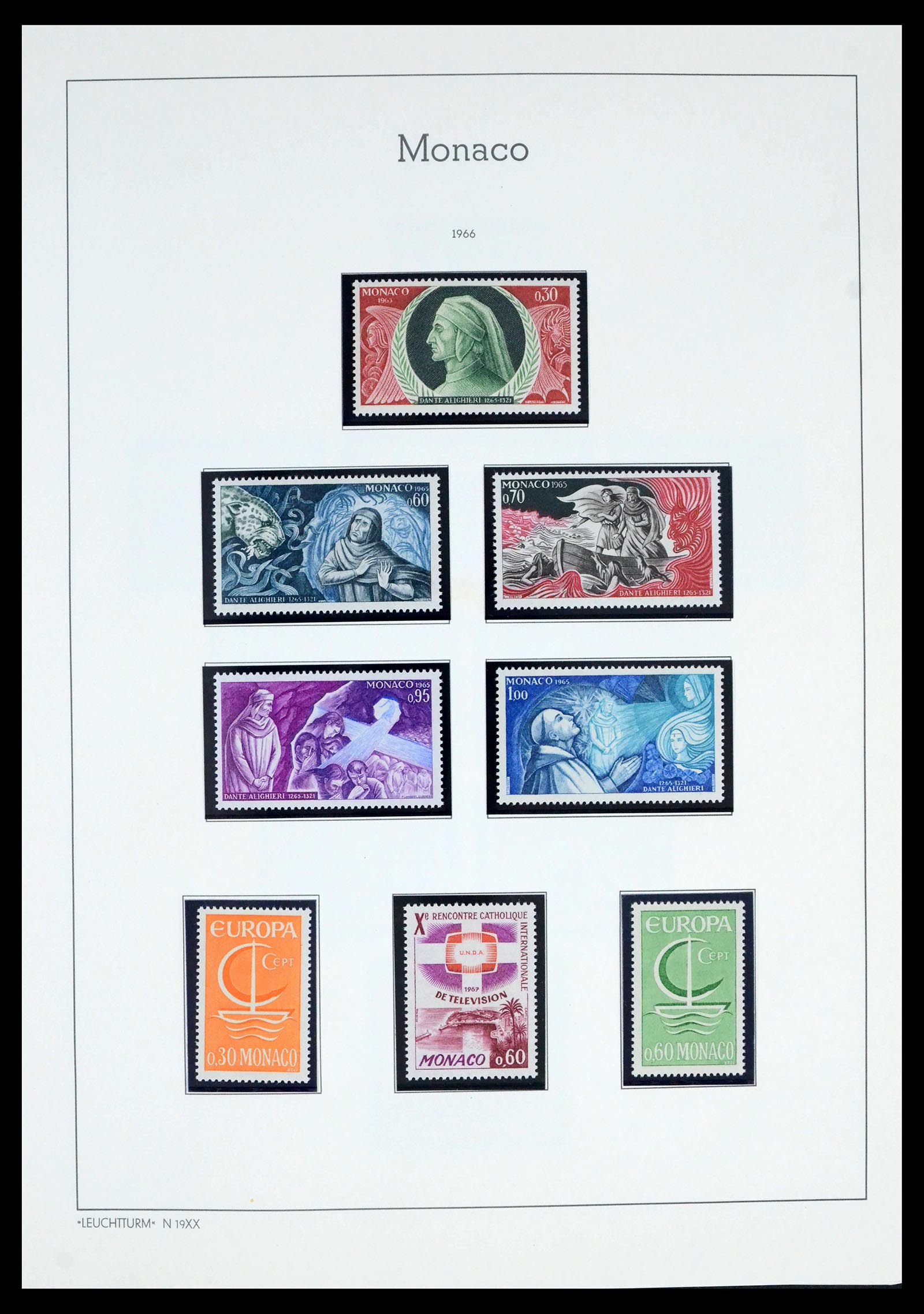 39392 0085 - Postzegelverzameling 39392 Monaco 1885-1999.