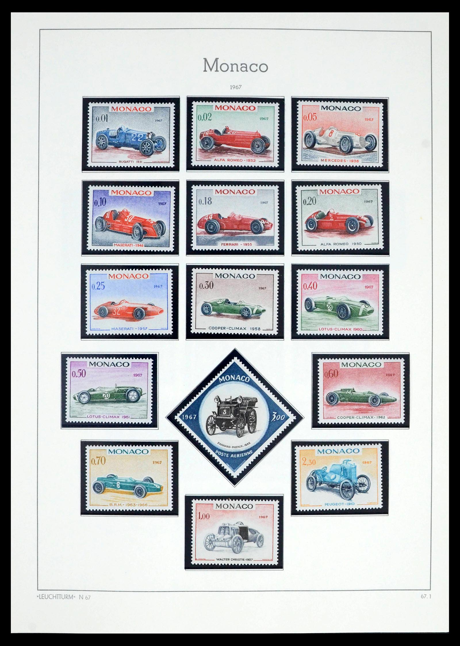 39392 0088 - Postzegelverzameling 39392 Monaco 1885-1999.