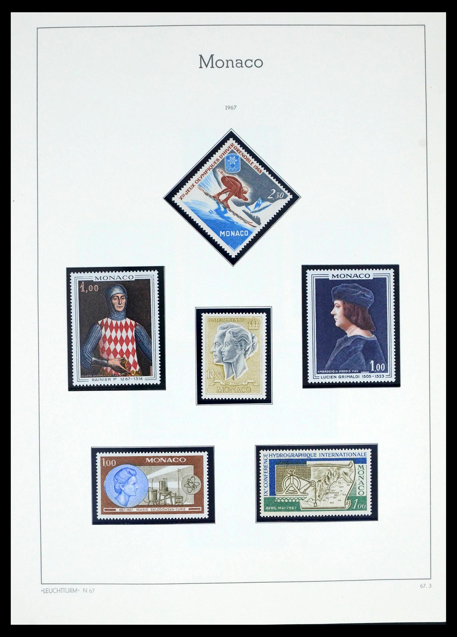 39392 0090 - Postzegelverzameling 39392 Monaco 1885-1999.