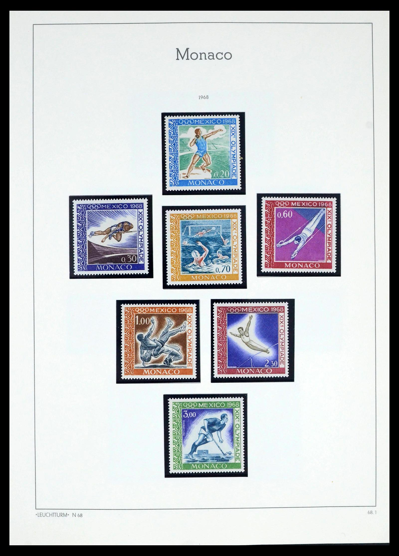 39392 0091 - Postzegelverzameling 39392 Monaco 1885-1999.