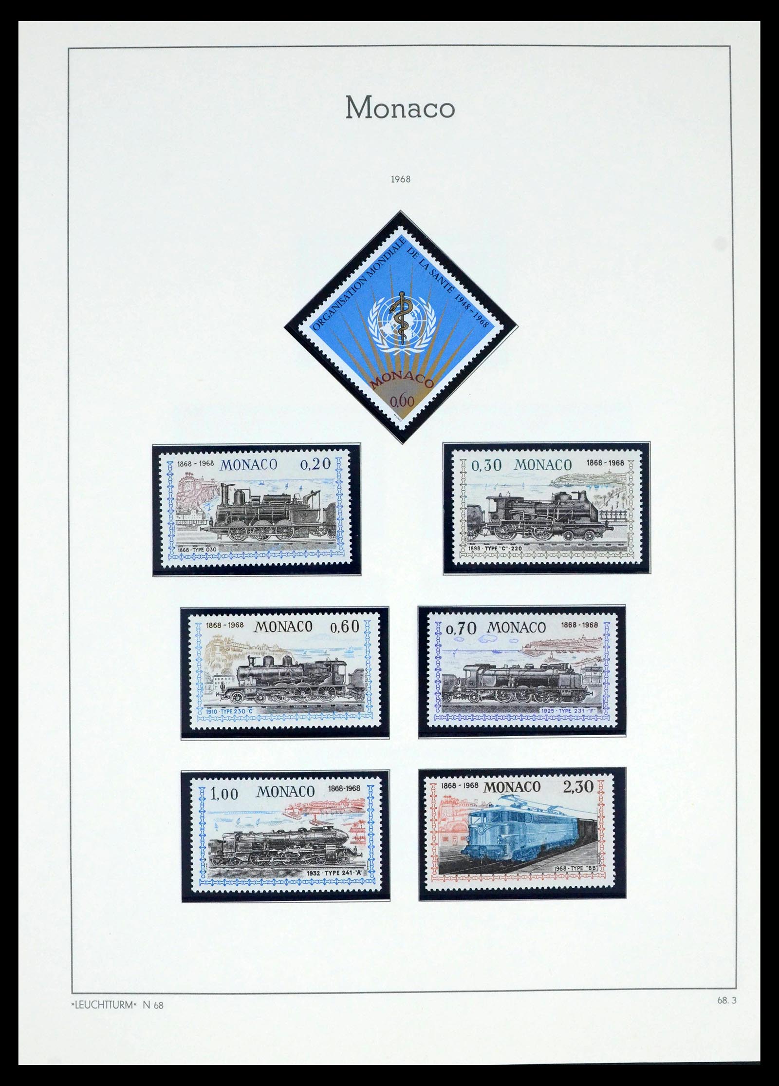 39392 0093 - Postzegelverzameling 39392 Monaco 1885-1999.