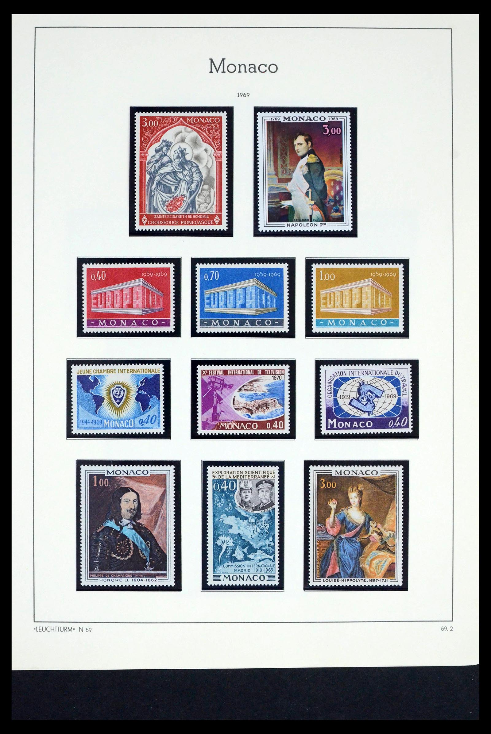39392 0097 - Postzegelverzameling 39392 Monaco 1885-1999.