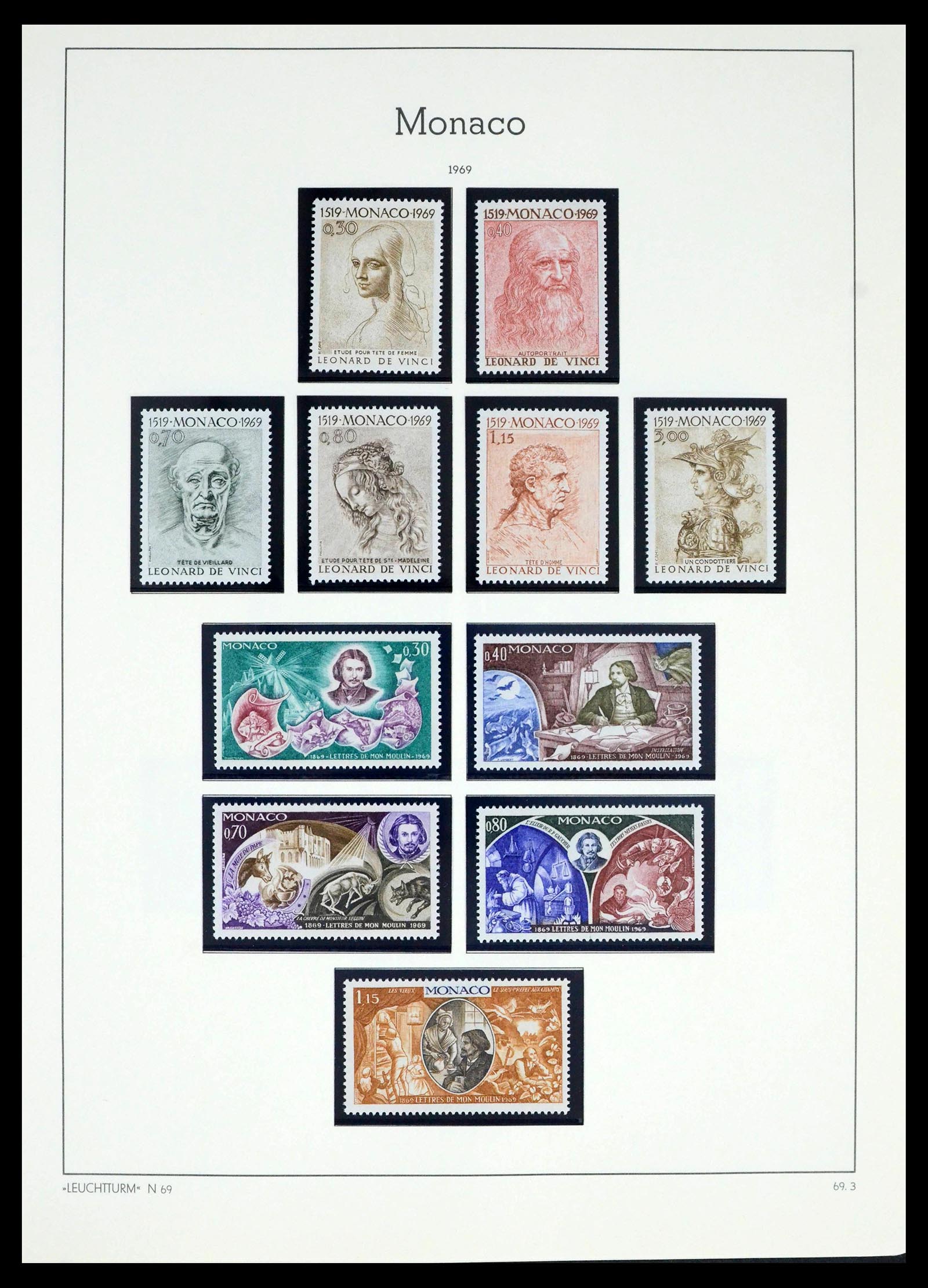 39392 0098 - Postzegelverzameling 39392 Monaco 1885-1999.