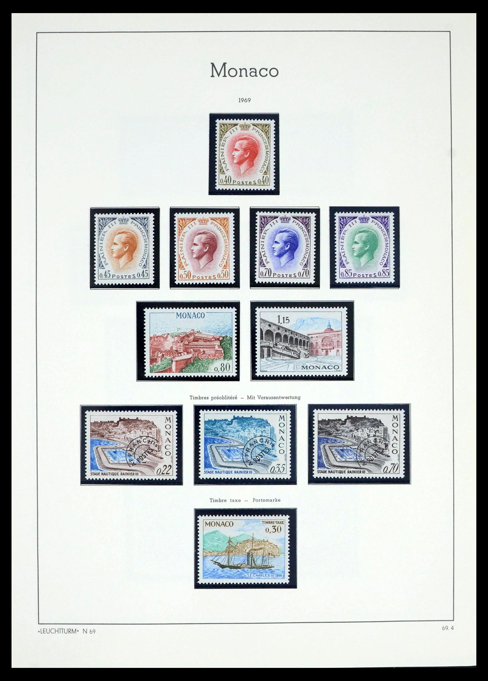 39392 0099 - Postzegelverzameling 39392 Monaco 1885-1999.