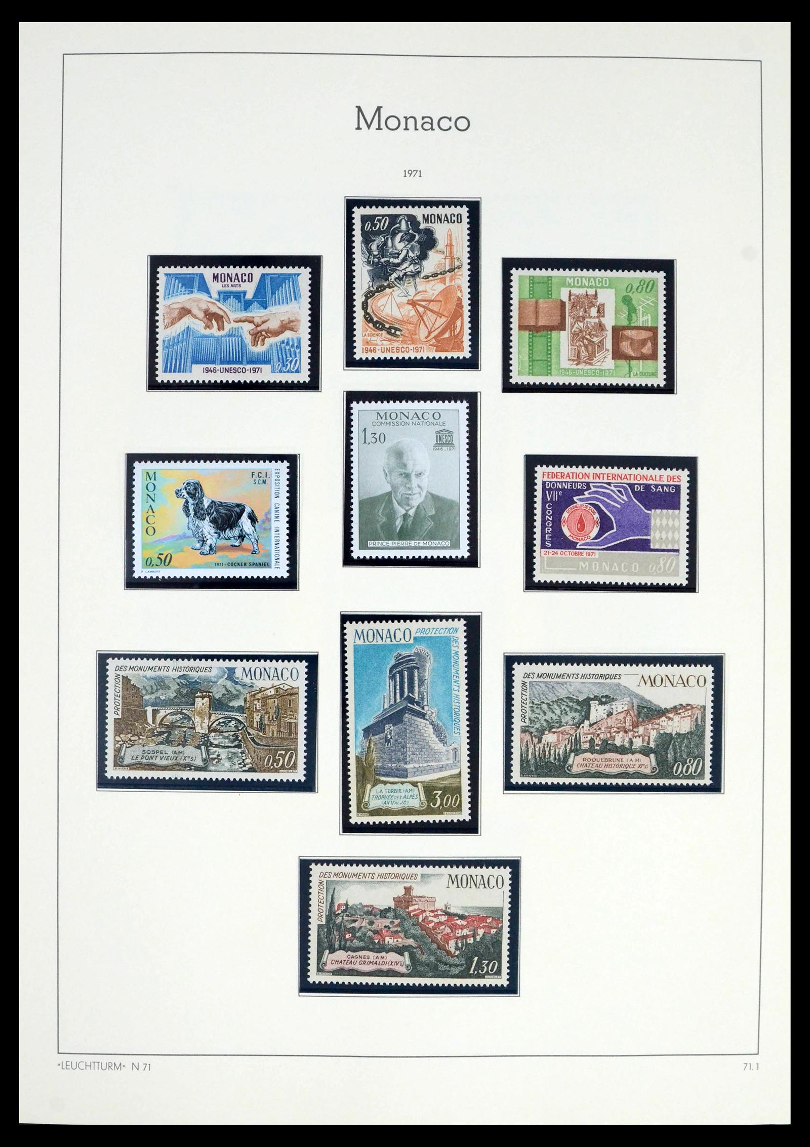 39392 0104 - Postzegelverzameling 39392 Monaco 1885-1999.